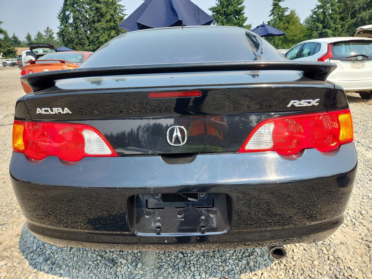 2002 Acura Rsx Black vin: JH4DC54872C012314