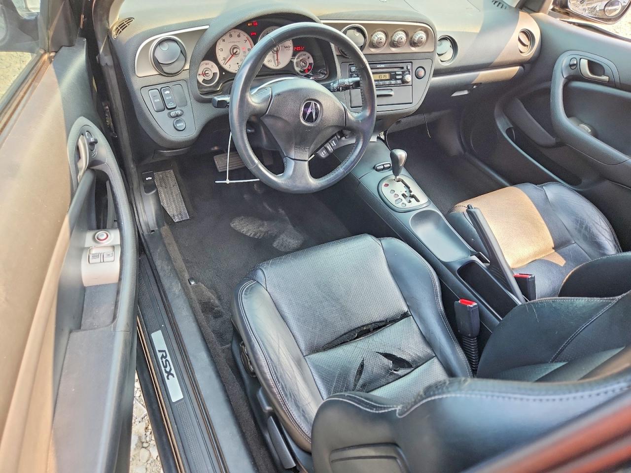 2002 Acura Rsx Black vin: JH4DC54872C012314