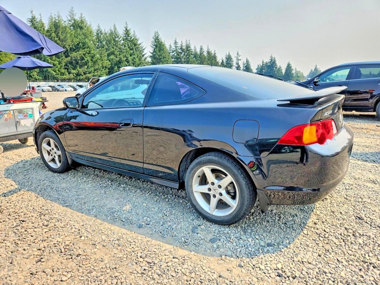 2002 Acura Rsx Black vin: JH4DC54872C012314