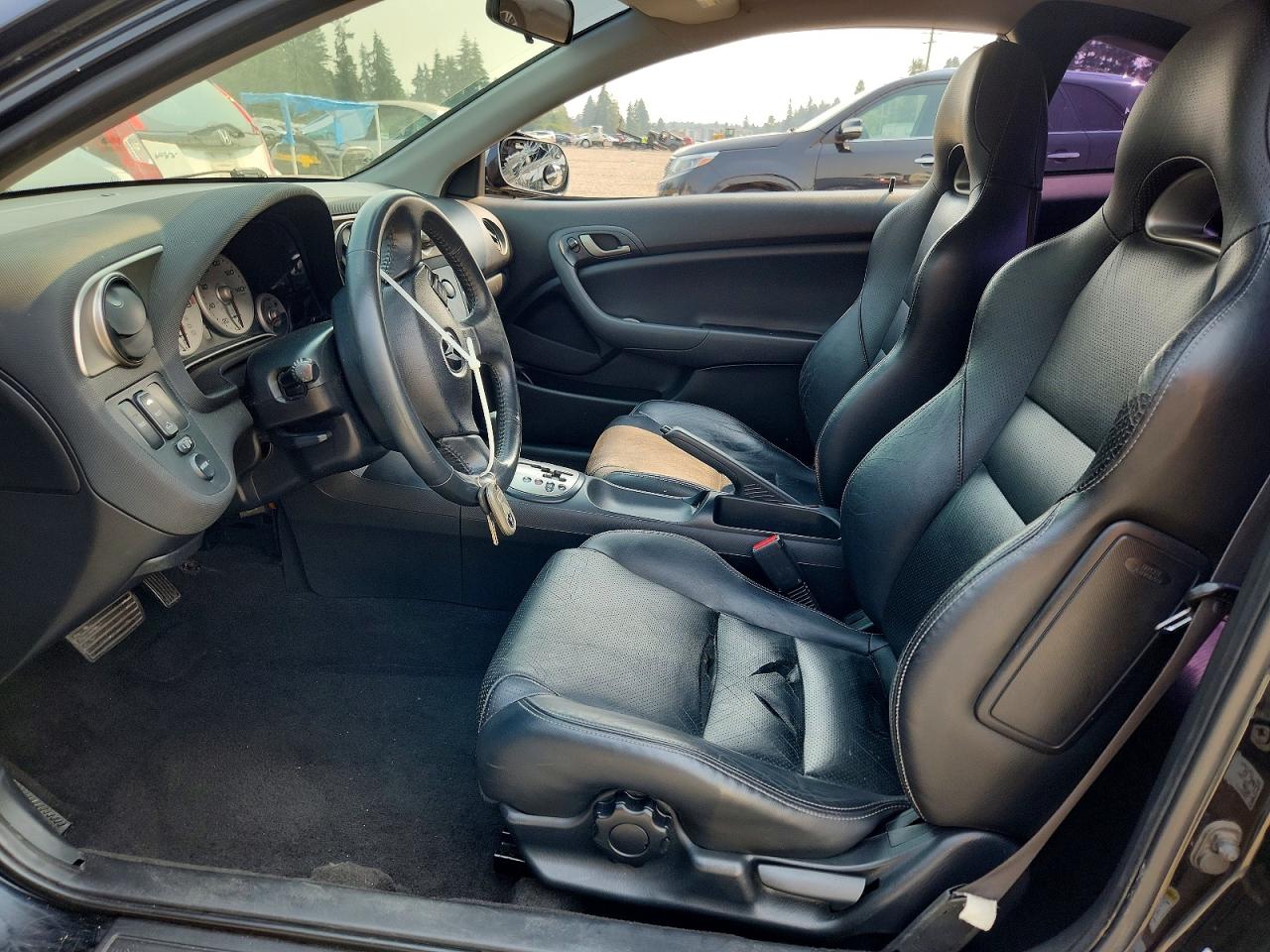 2002 Acura Rsx Black vin: JH4DC54872C012314