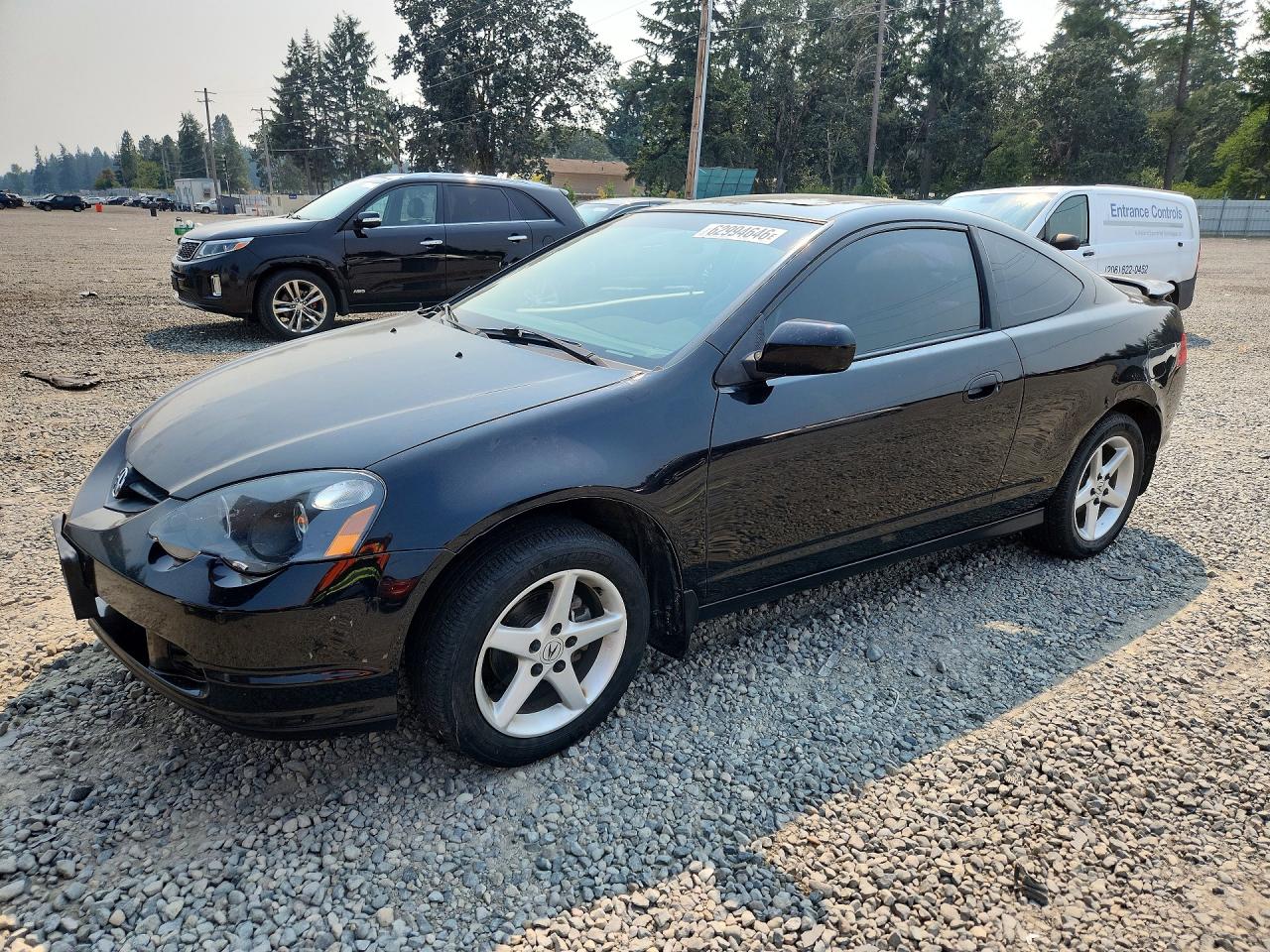 2002 Acura Rsx Black vin: JH4DC54872C012314