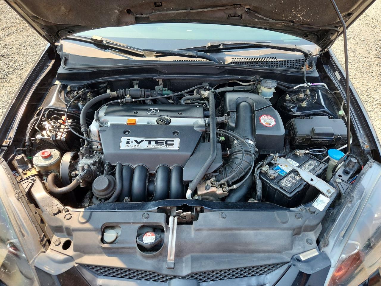 2002 Acura Rsx Black vin: JH4DC54872C012314