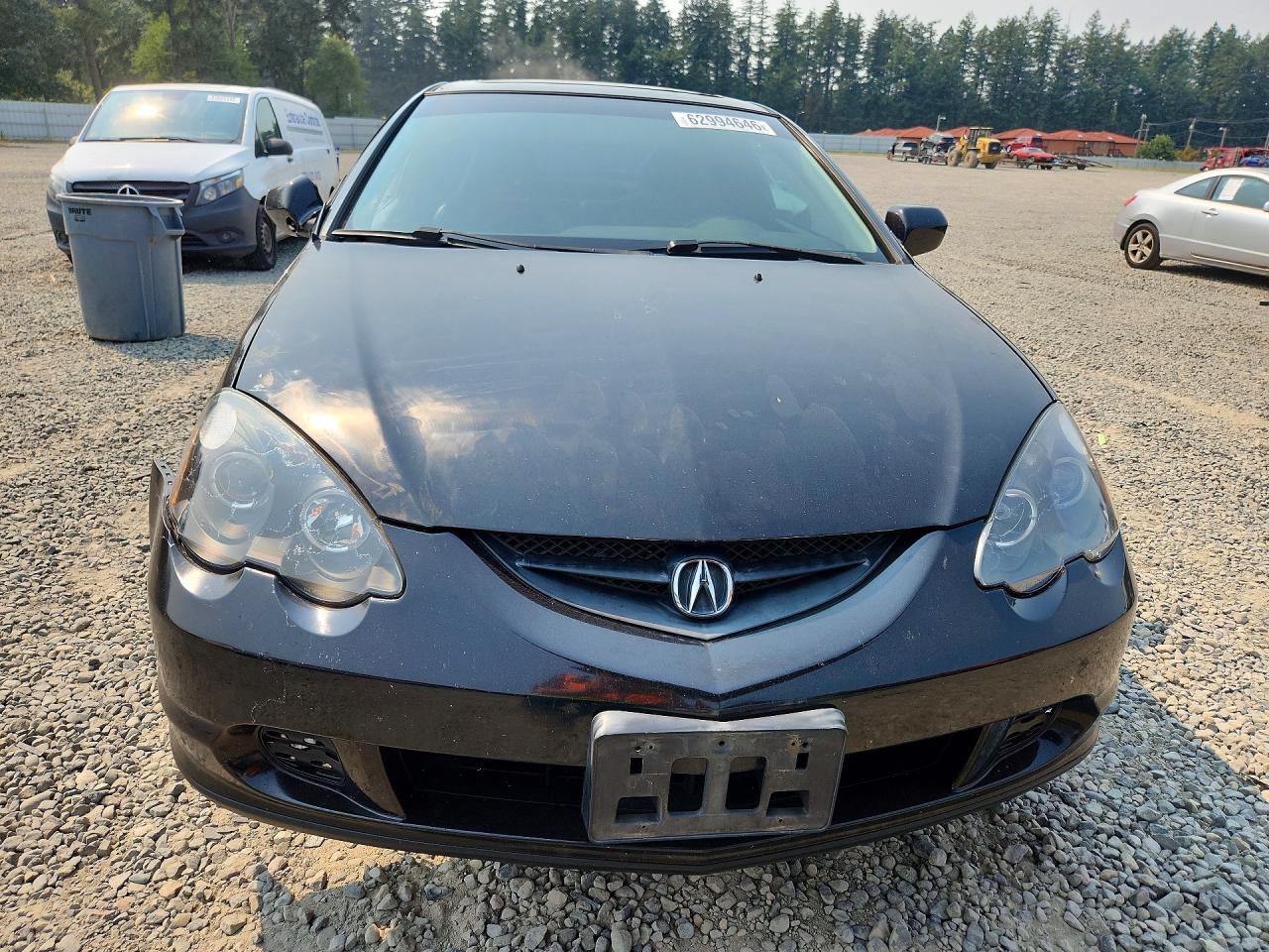 2002 Acura Rsx Black vin: JH4DC54872C012314