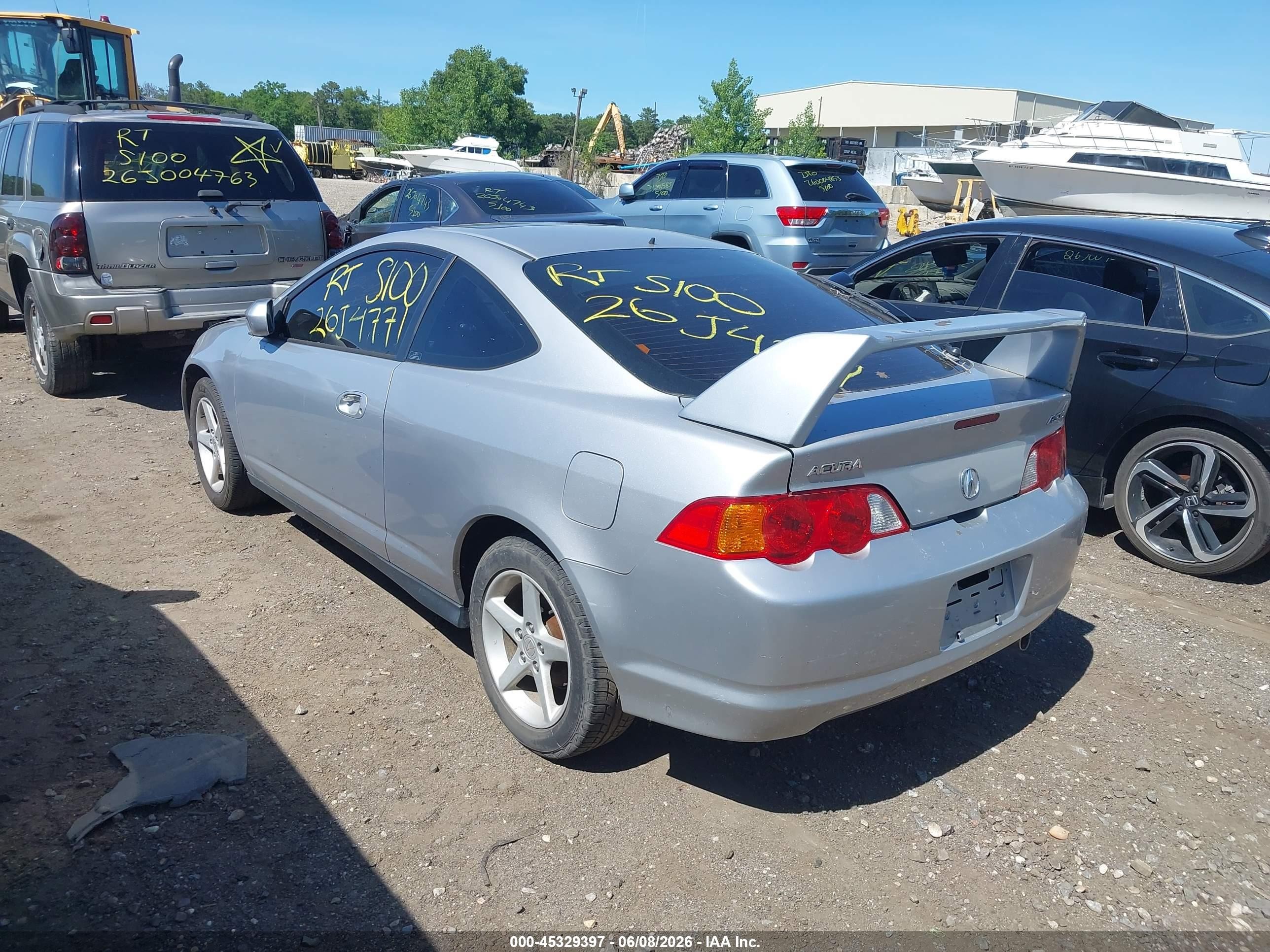 2002 Acura Rsx   Silver vin: JH4DC54872C029999