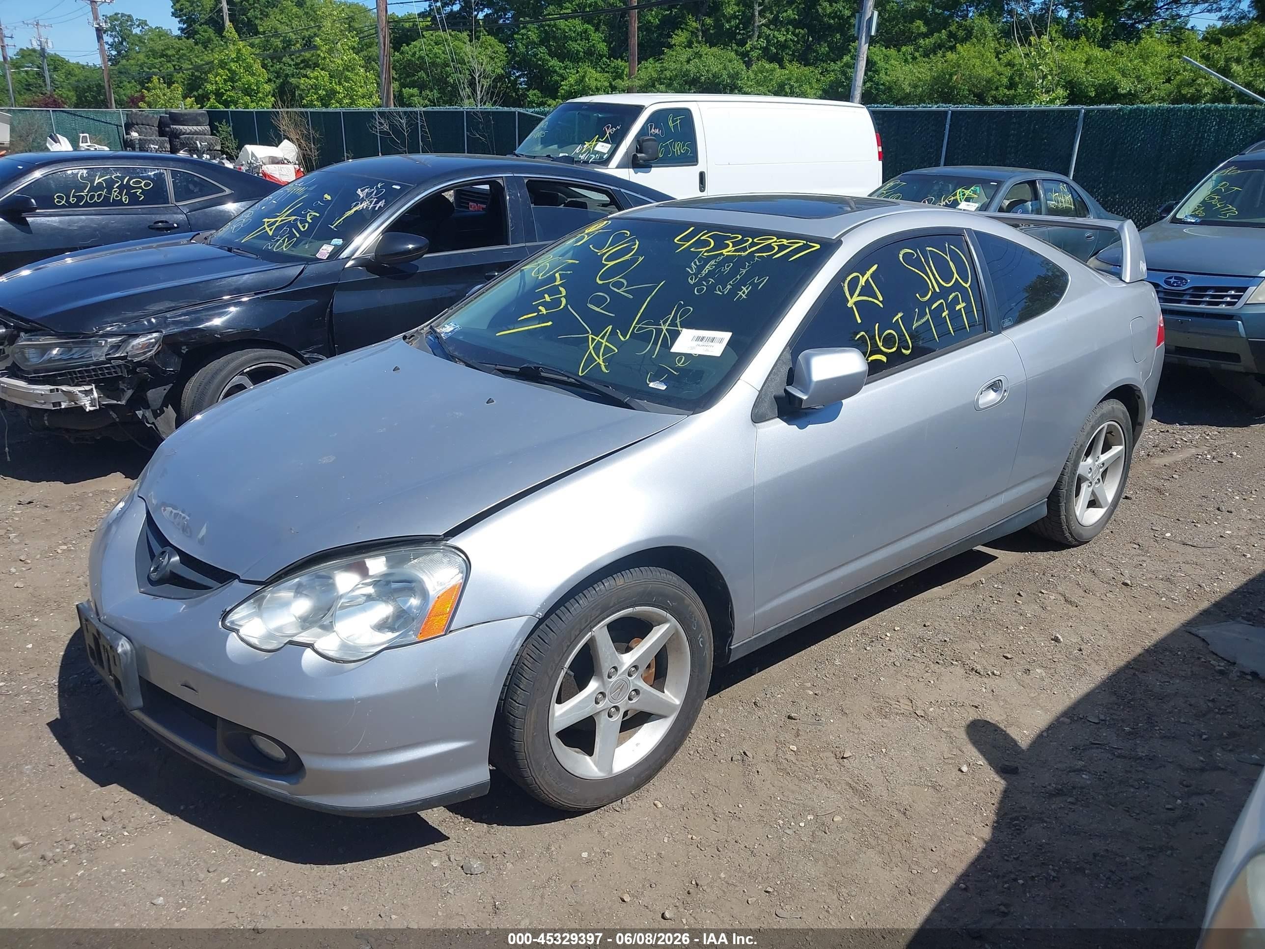 2002 Acura Rsx   Silver vin: JH4DC54872C029999