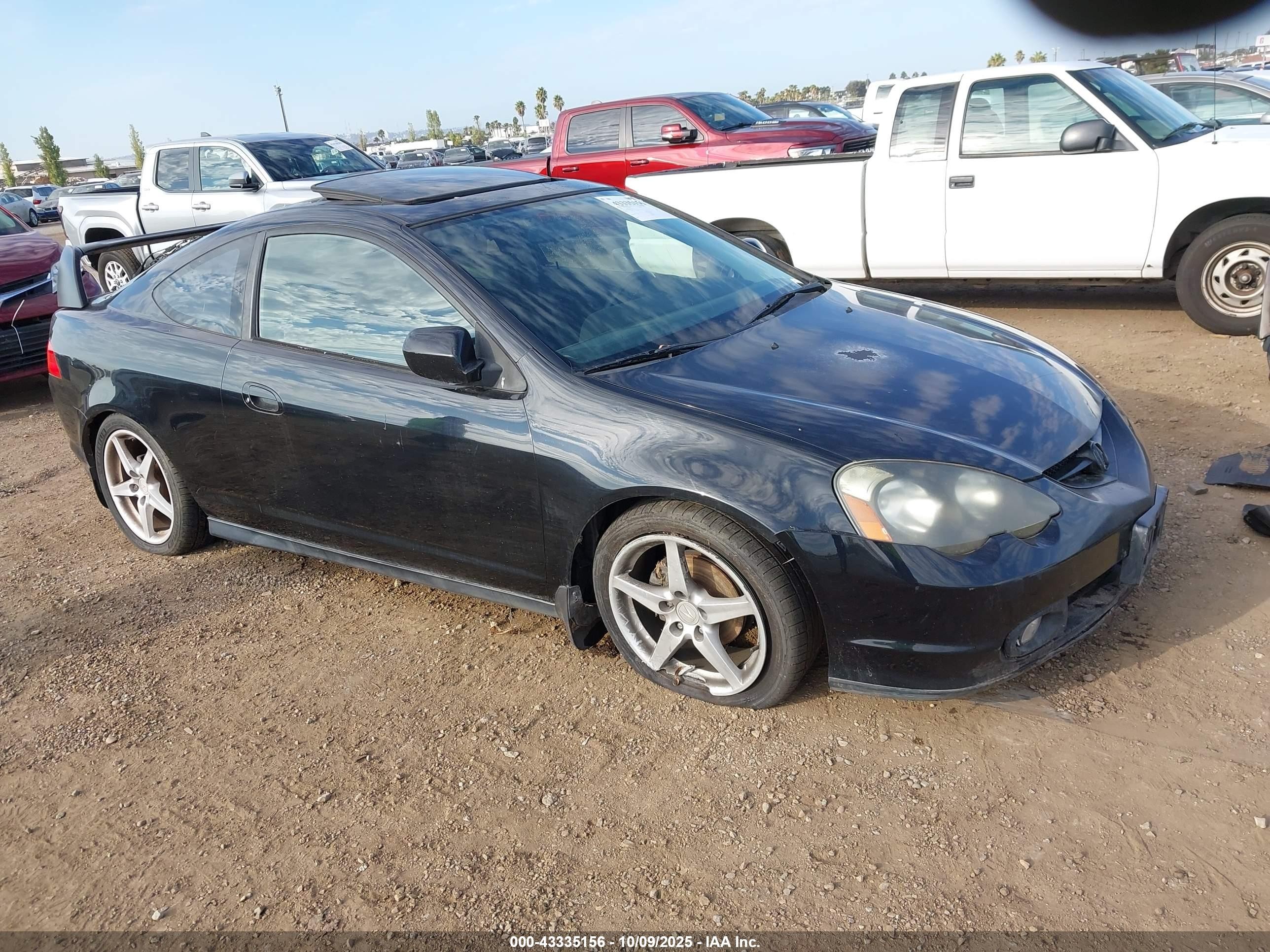 2002 Acura Rsx   Black vin: JH4DC54872C039576