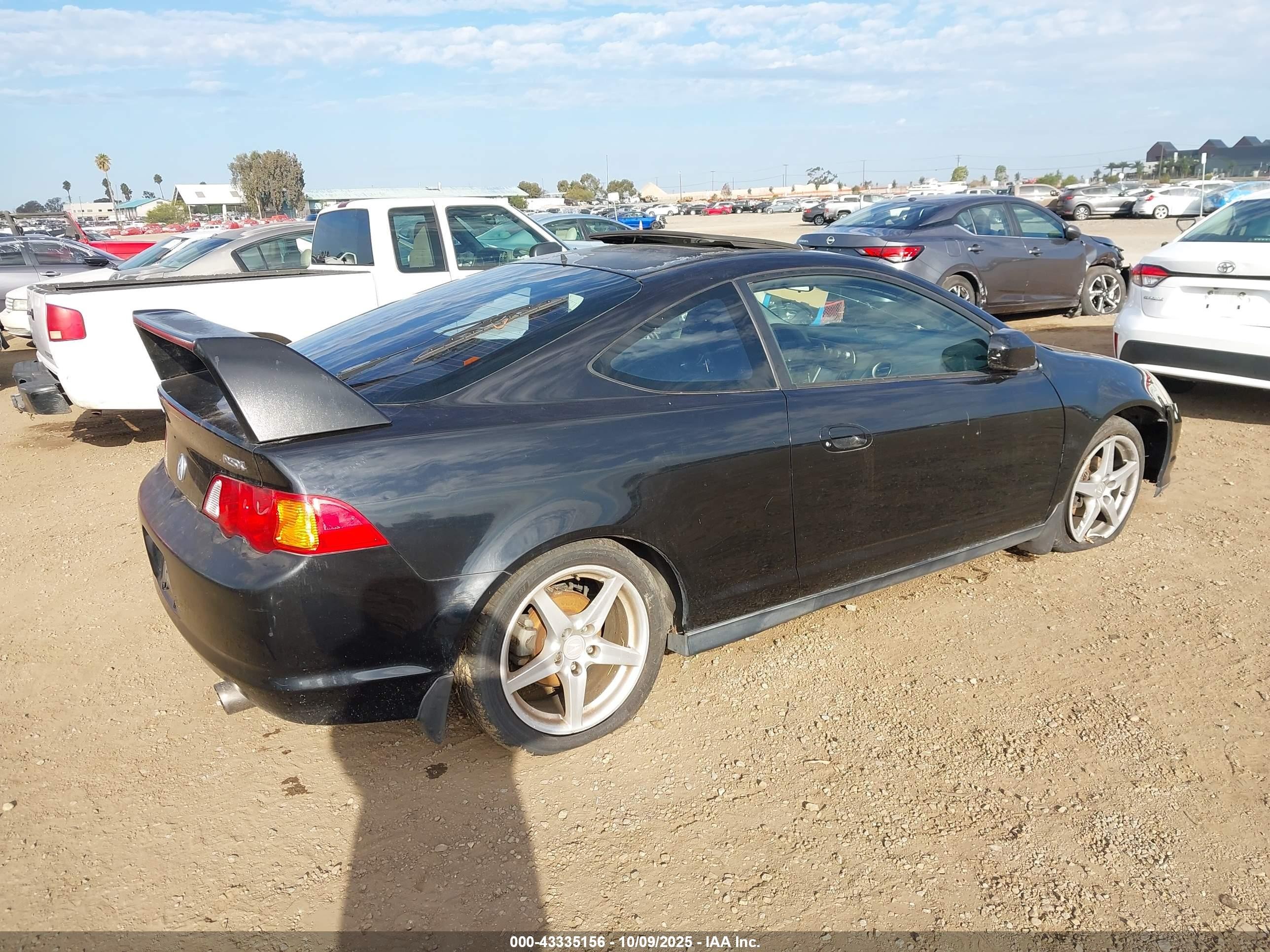 2002 Acura Rsx   Black vin: JH4DC54872C039576