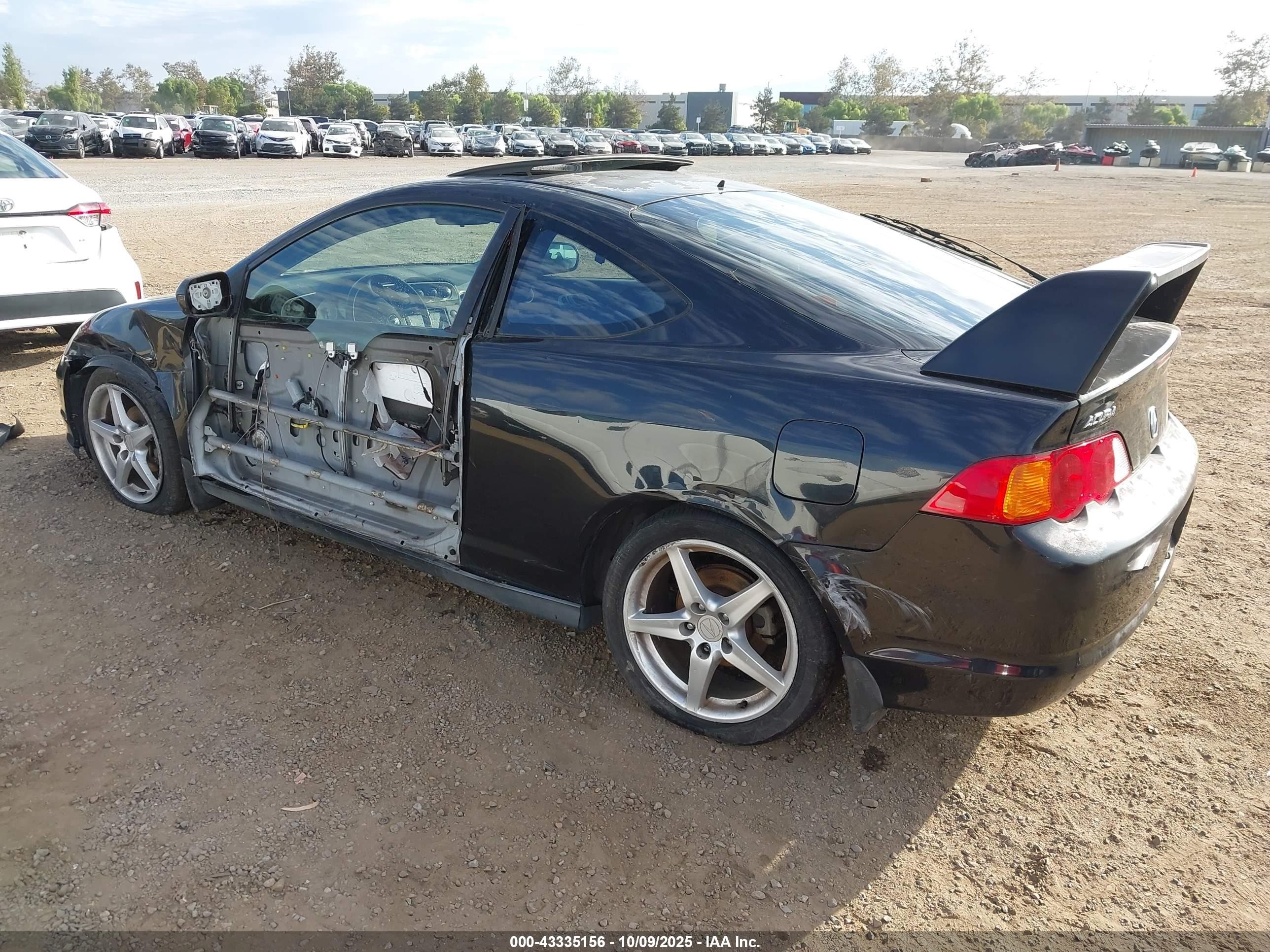 2002 Acura Rsx   Black vin: JH4DC54872C039576