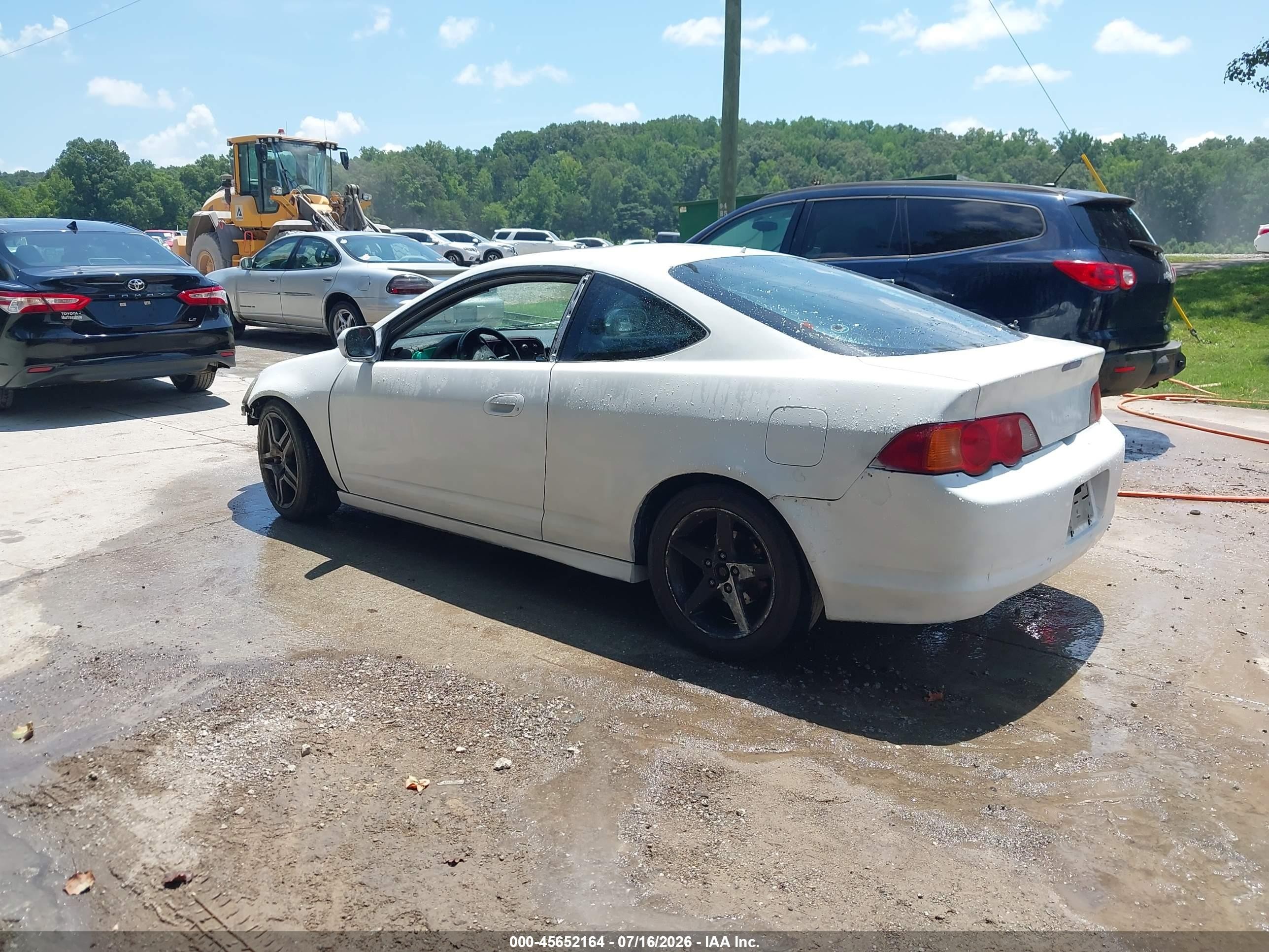 2002 Acura Rsx   White vin: JH4DC54872C040470