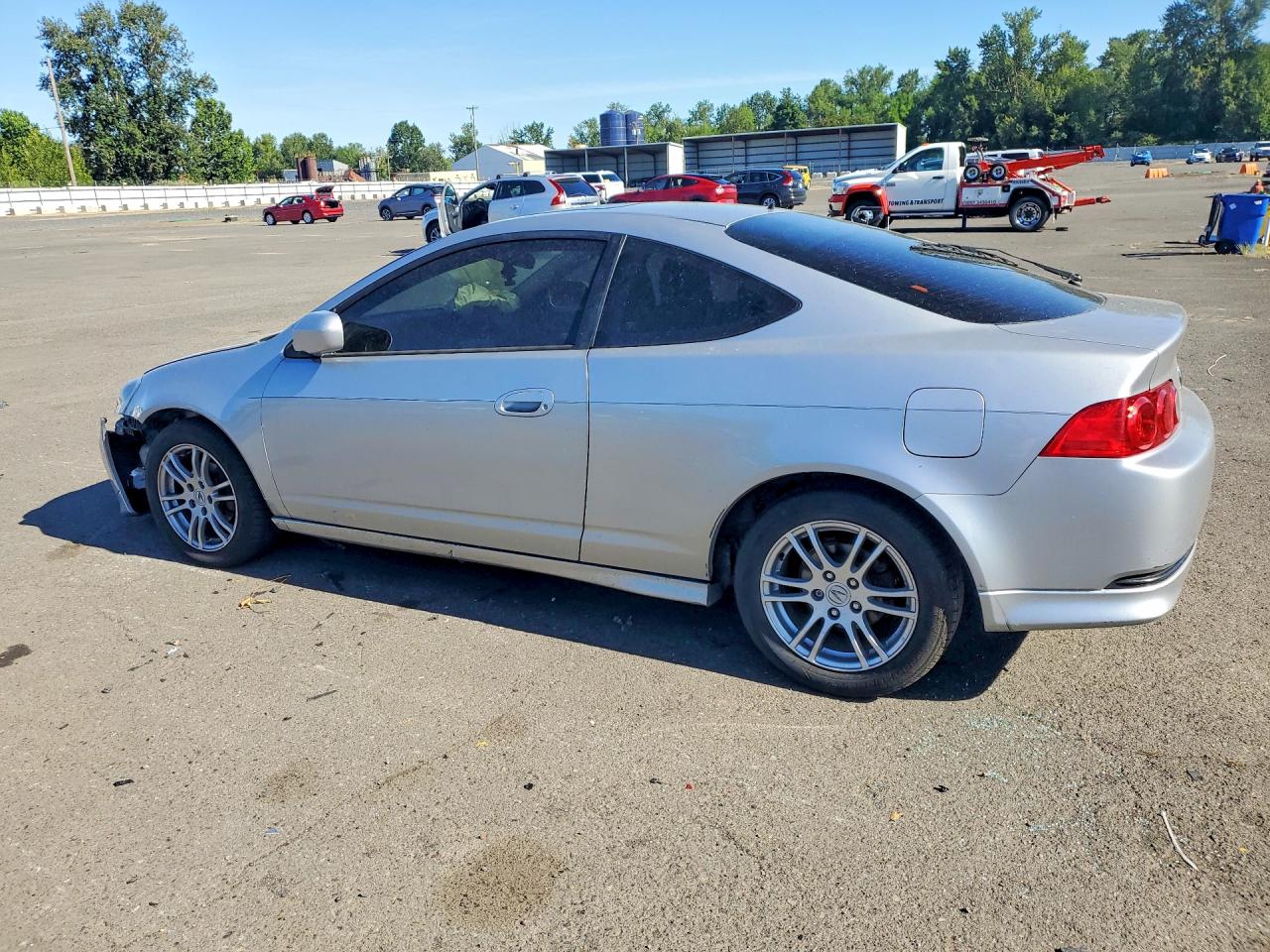 2005 Acura Rsx Silver vin: JH4DC54875S001890