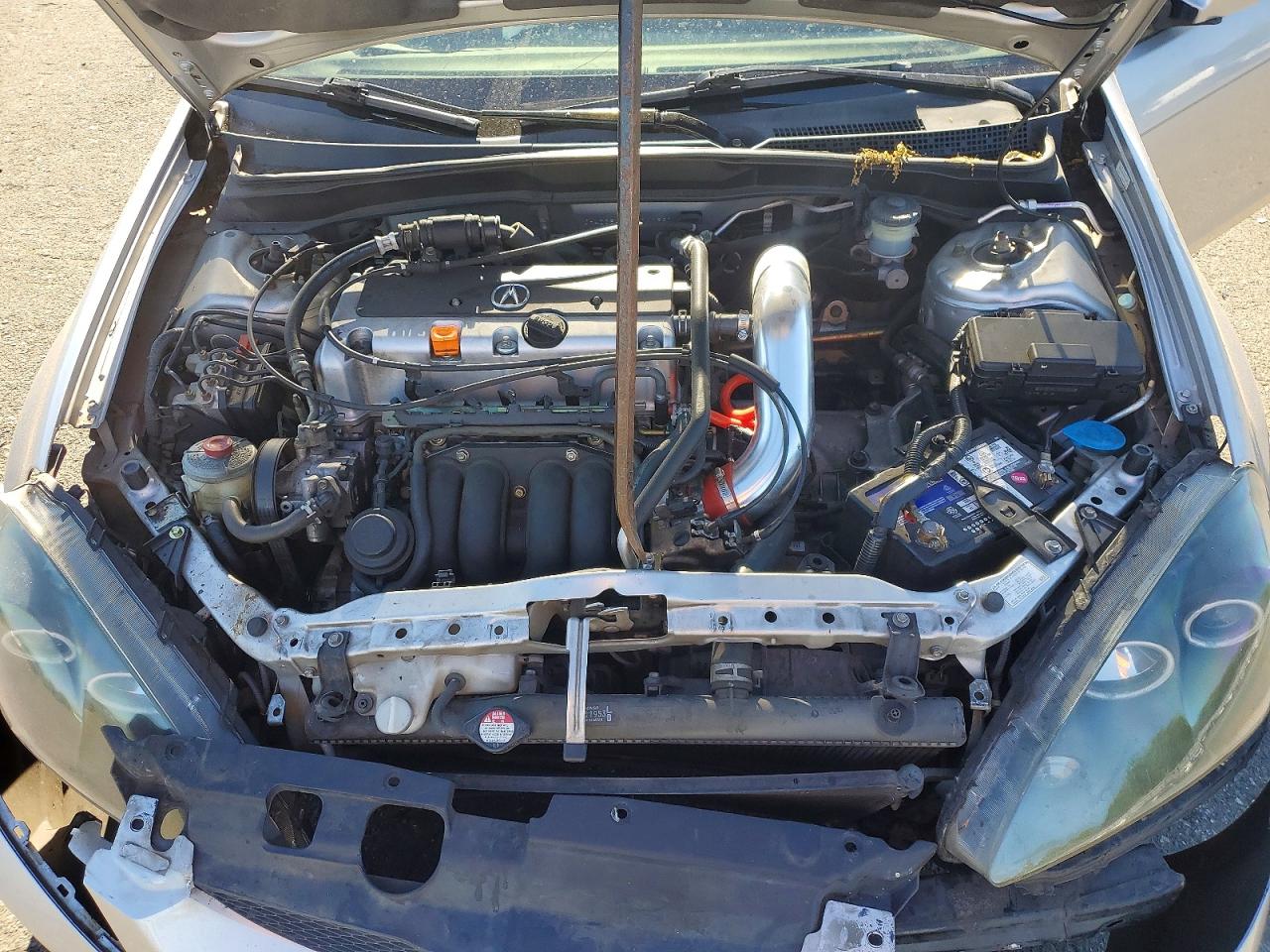 2005 Acura Rsx Silver vin: JH4DC54875S001890