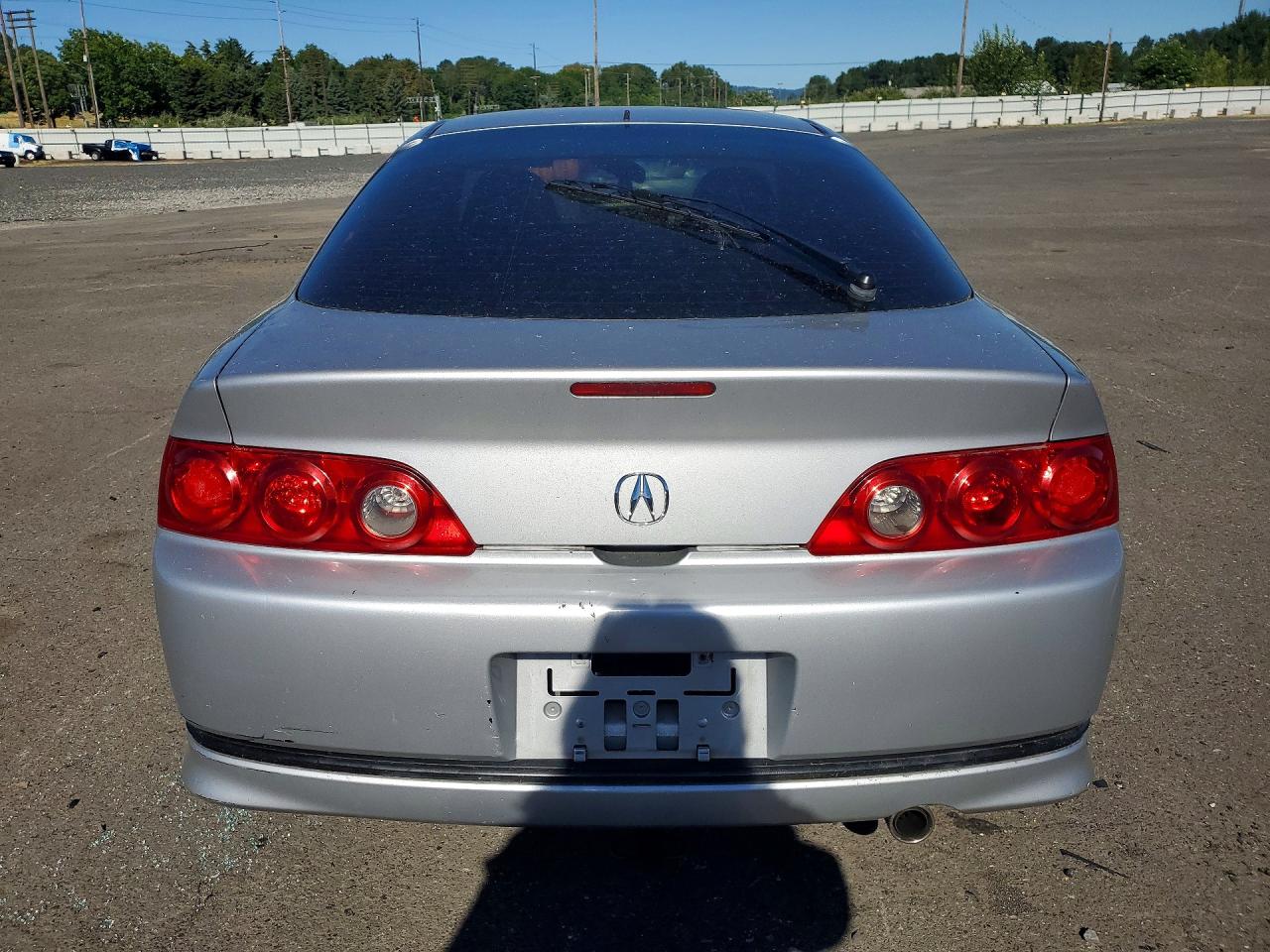 2005 Acura Rsx Silver vin: JH4DC54875S001890