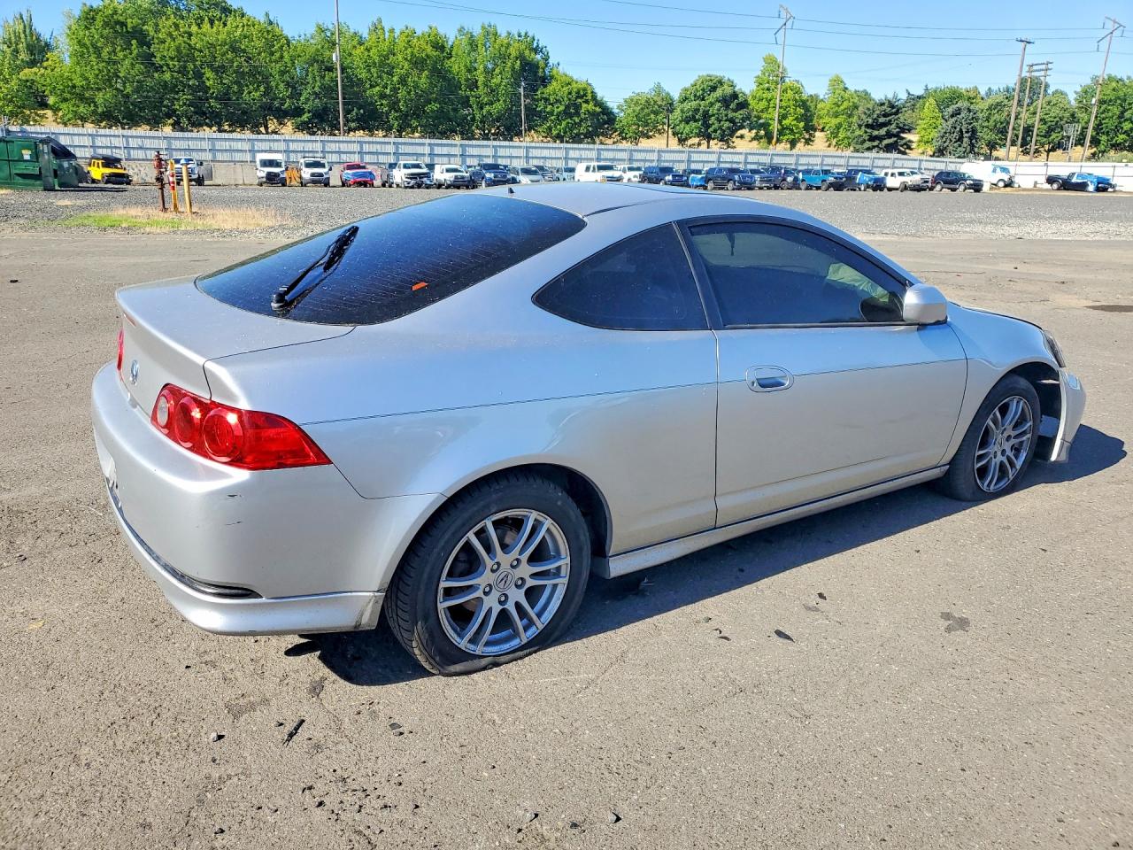 2005 Acura Rsx Silver vin: JH4DC54875S001890