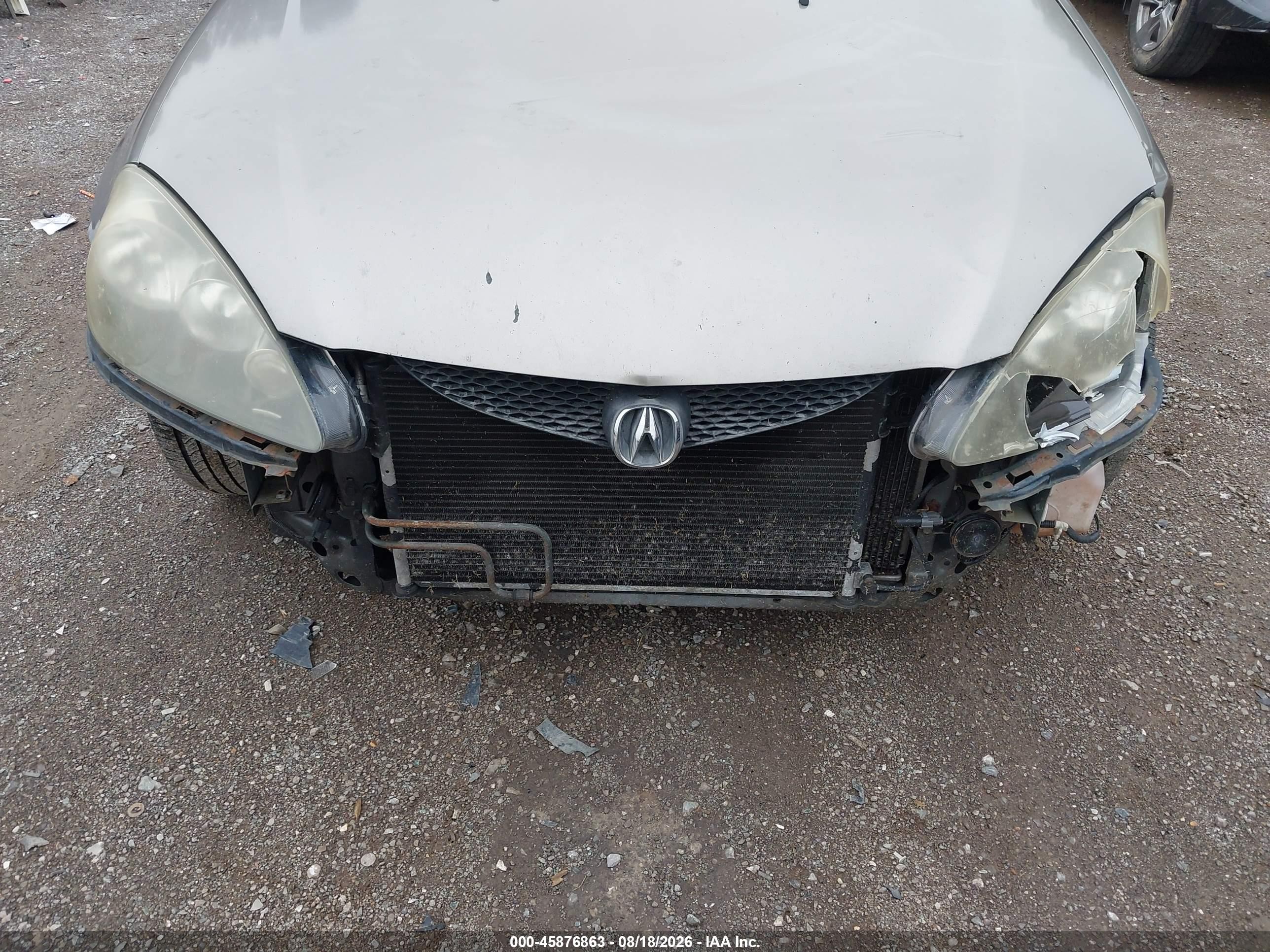 2005 Acura Rsx   Gray vin: JH4DC54875S005454