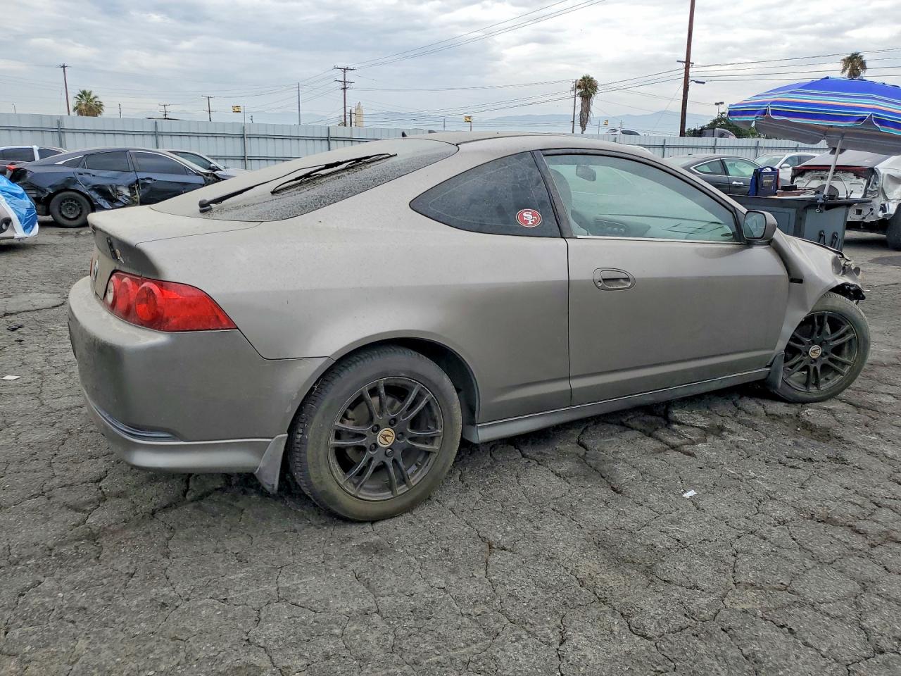 2005 Acura Rsx Серый vin: JH4DC54875S016759