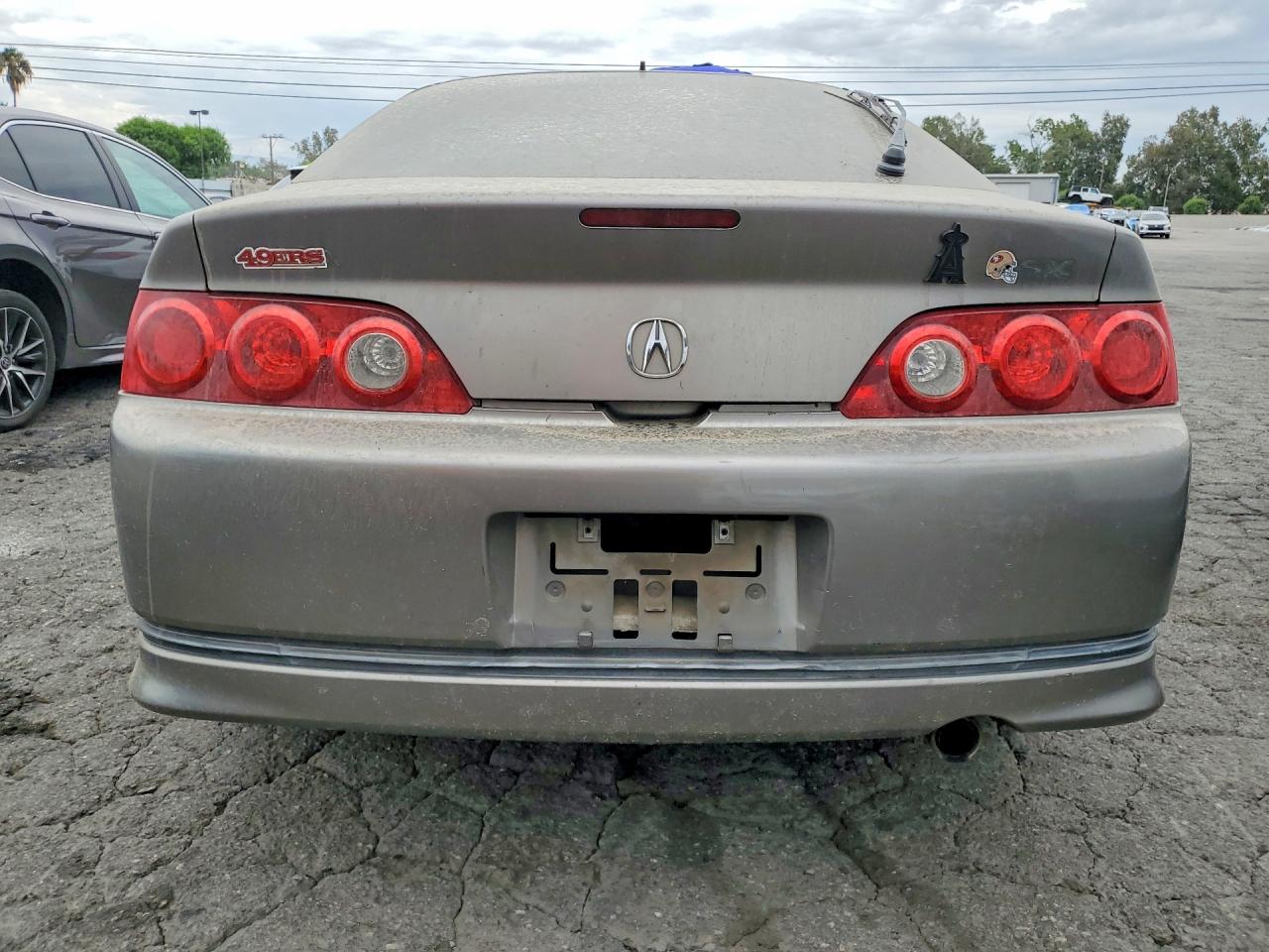 2005 Acura Rsx Серый vin: JH4DC54875S016759
