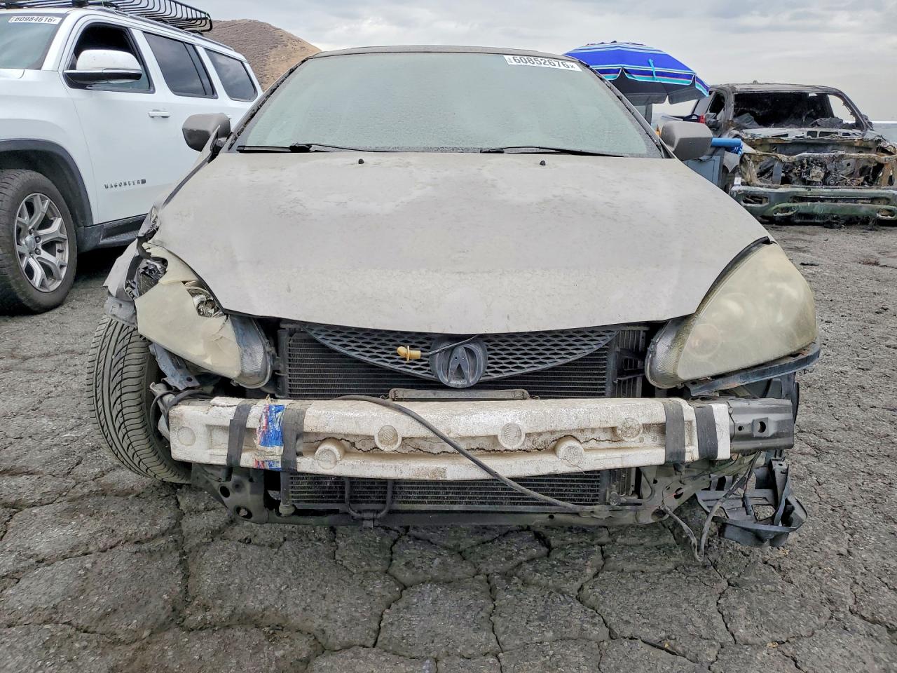 2005 Acura Rsx Серый vin: JH4DC54875S016759