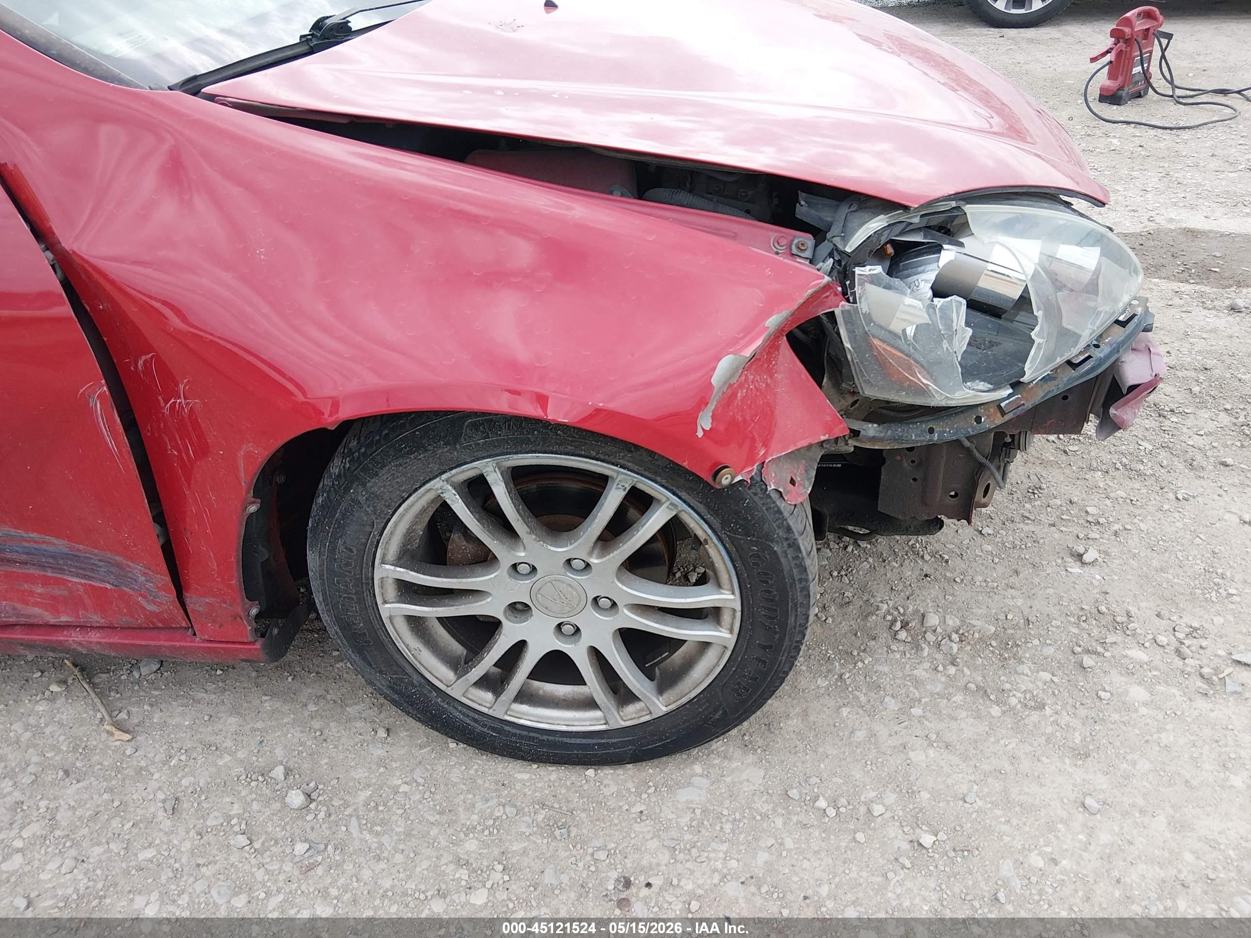 2006 Acura Rsx   Красный vin: JH4DC54876S002393