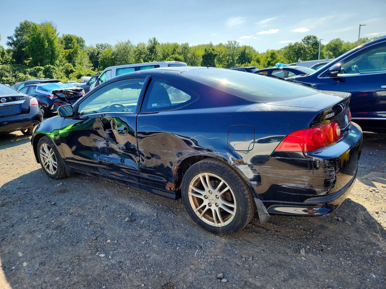 2006 Acura Rsx Черный vin: JH4DC54876S005892