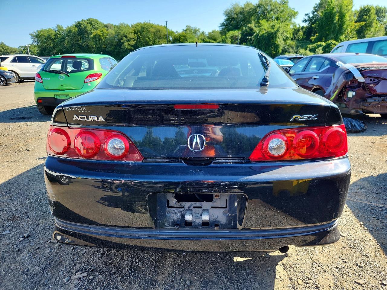 2006 Acura Rsx Черный vin: JH4DC54876S005892