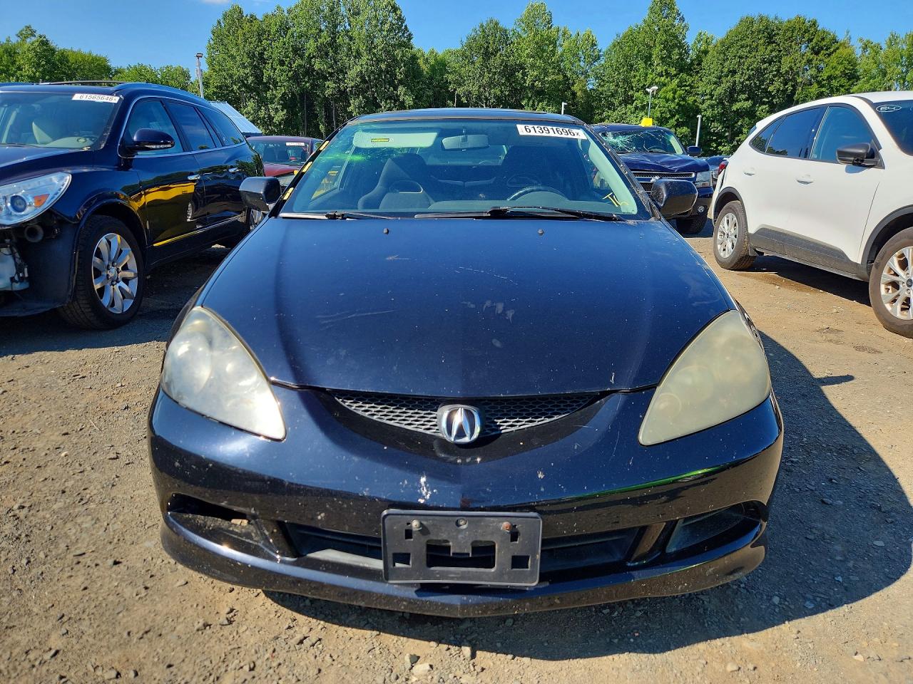 2006 Acura Rsx Черный vin: JH4DC54876S005892