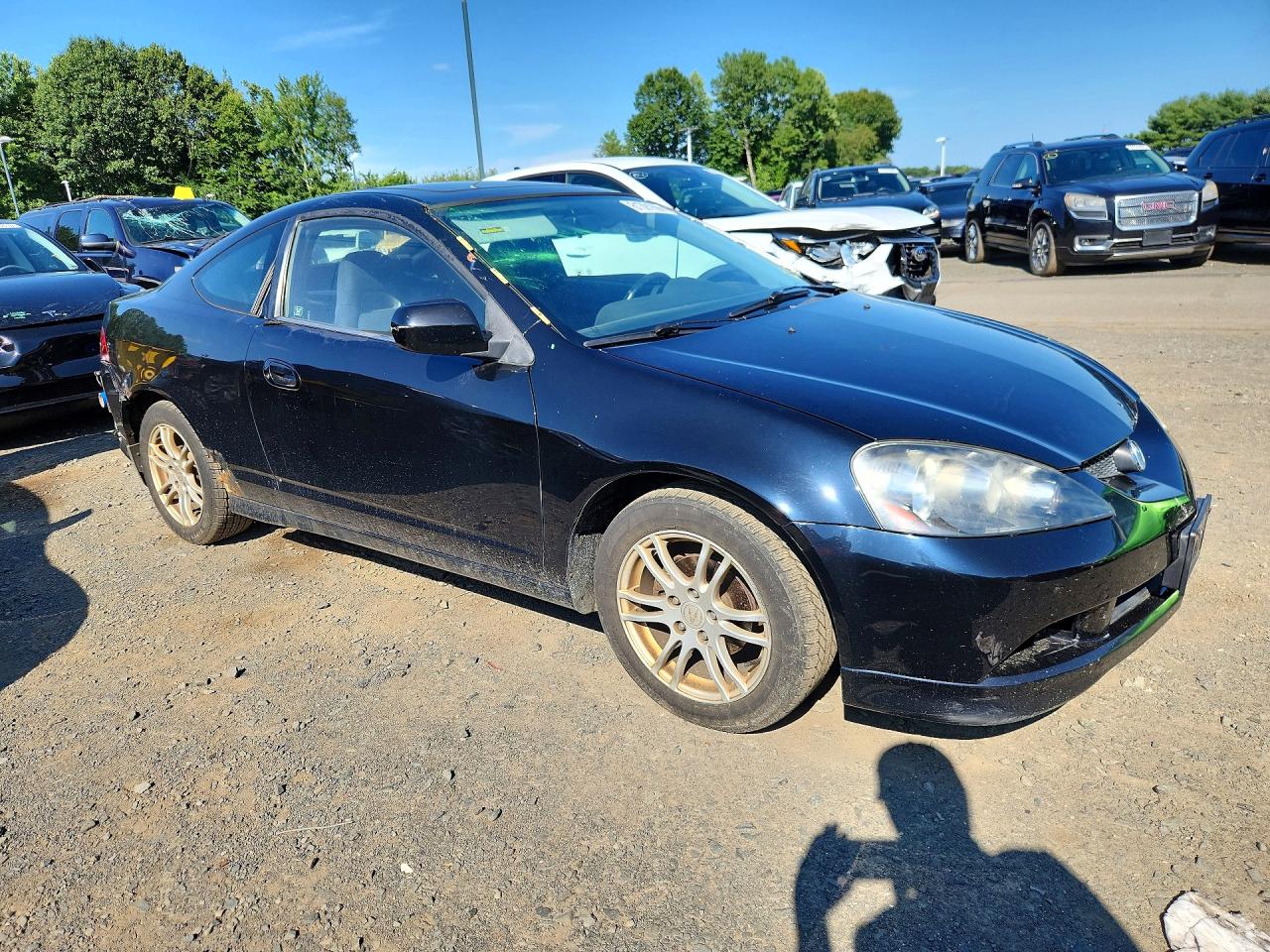 2006 Acura Rsx Черный vin: JH4DC54876S005892