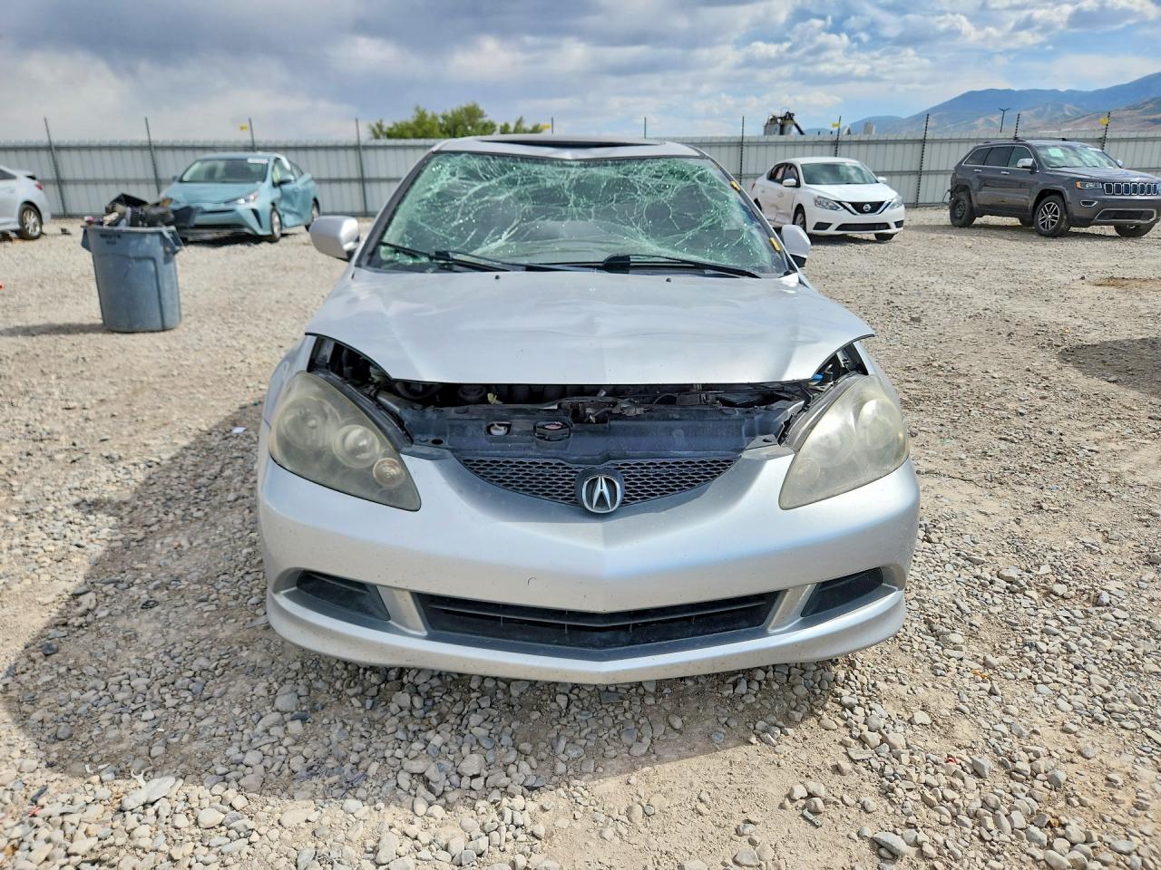 2006 Acura Rsx Silver vin: JH4DC54876S008792