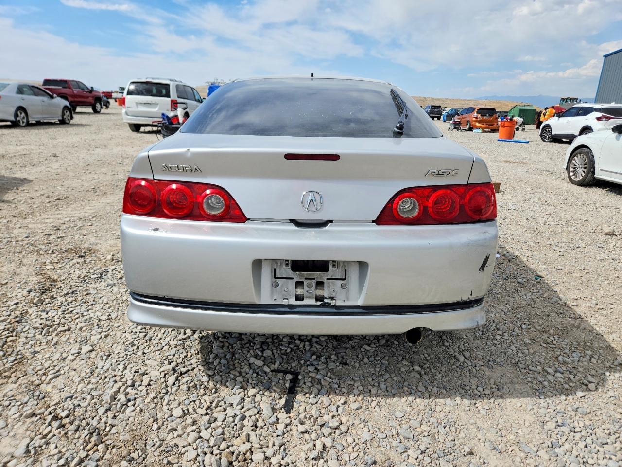 2006 Acura Rsx Silver vin: JH4DC54876S008792