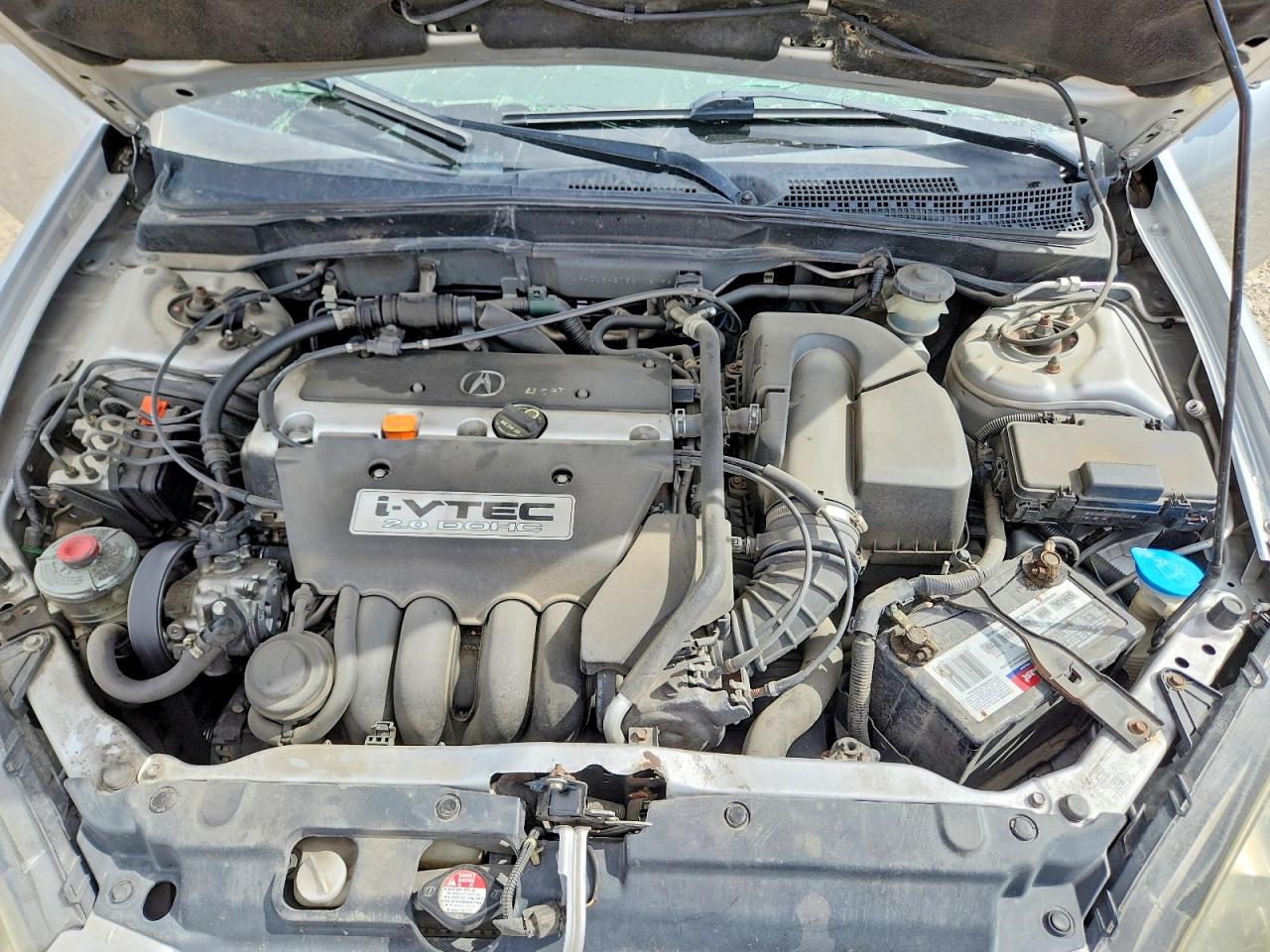 2006 Acura Rsx Silver vin: JH4DC54876S008792