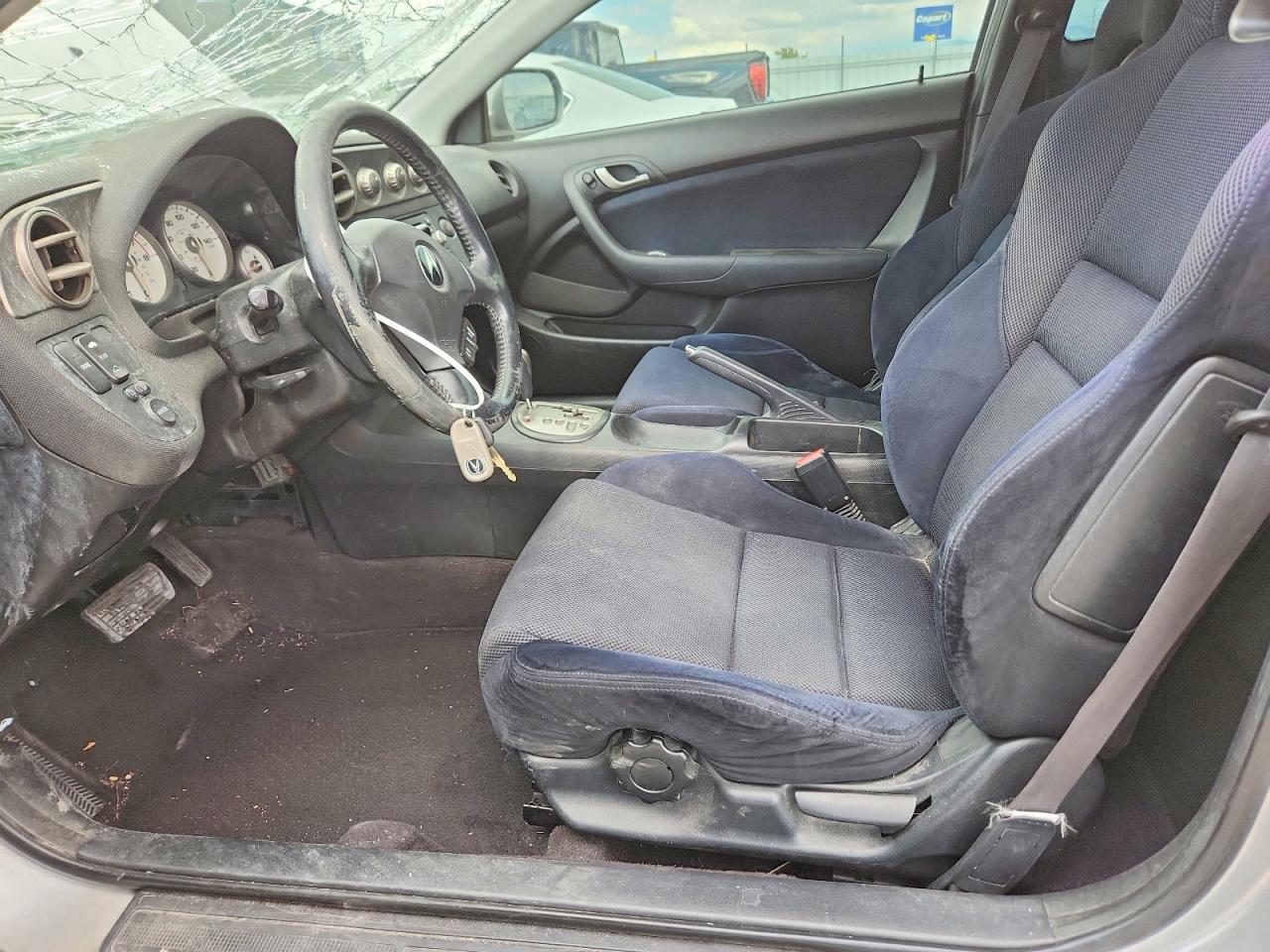 2006 Acura Rsx Silver vin: JH4DC54876S008792