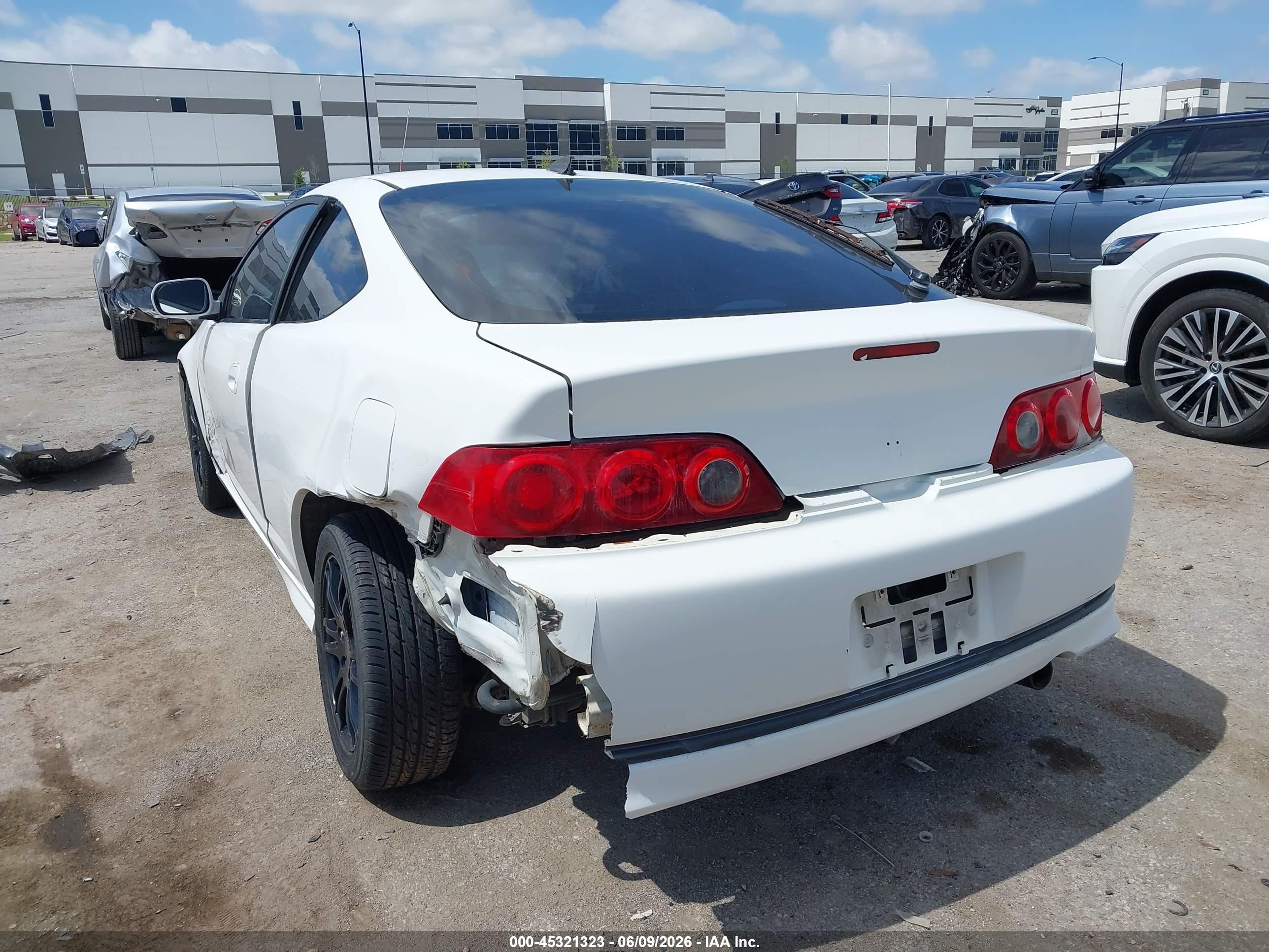 2006 Acura Rsx   White vin: JH4DC54876S009117
