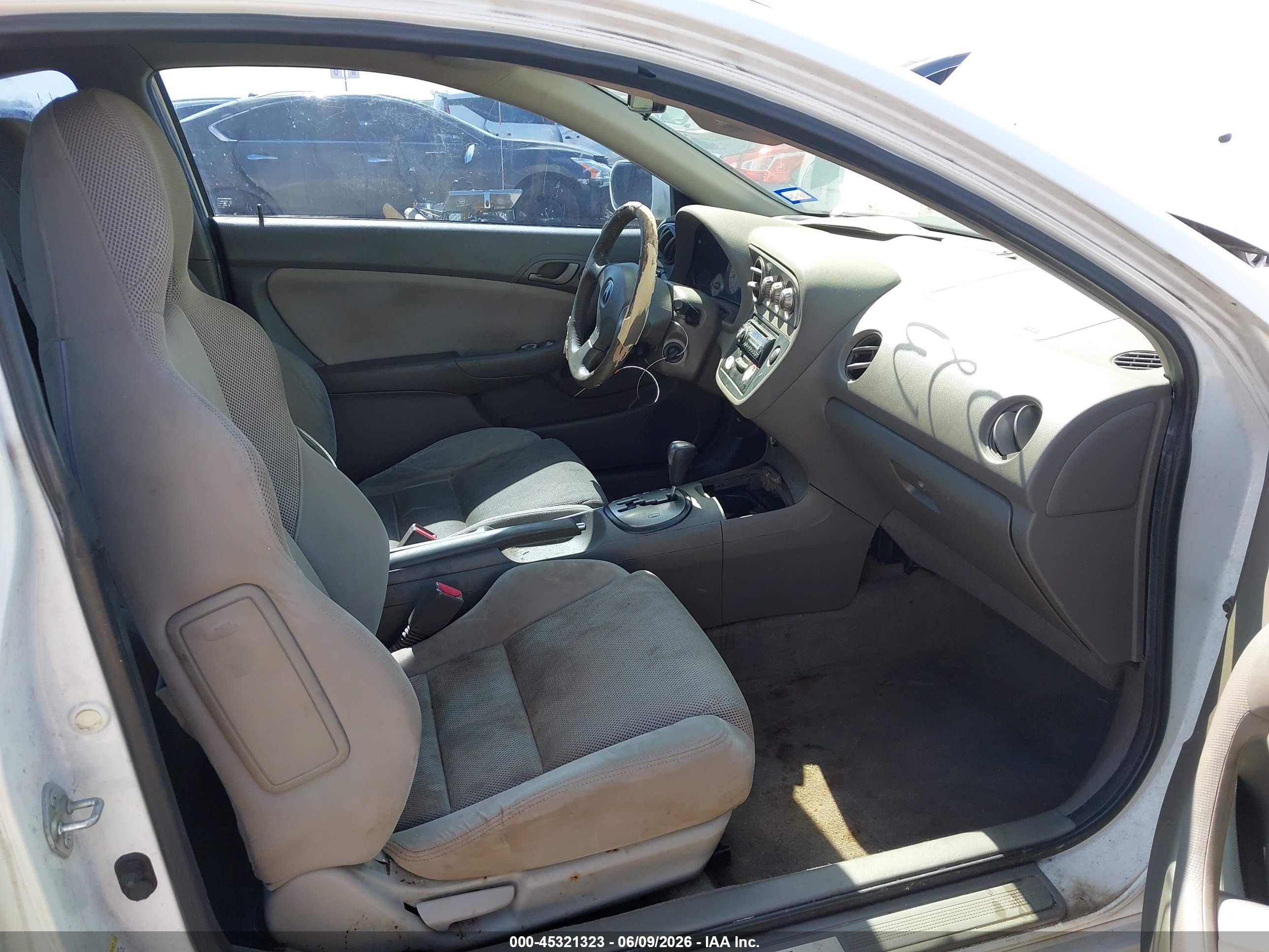 2006 Acura Rsx   White vin: JH4DC54876S009117