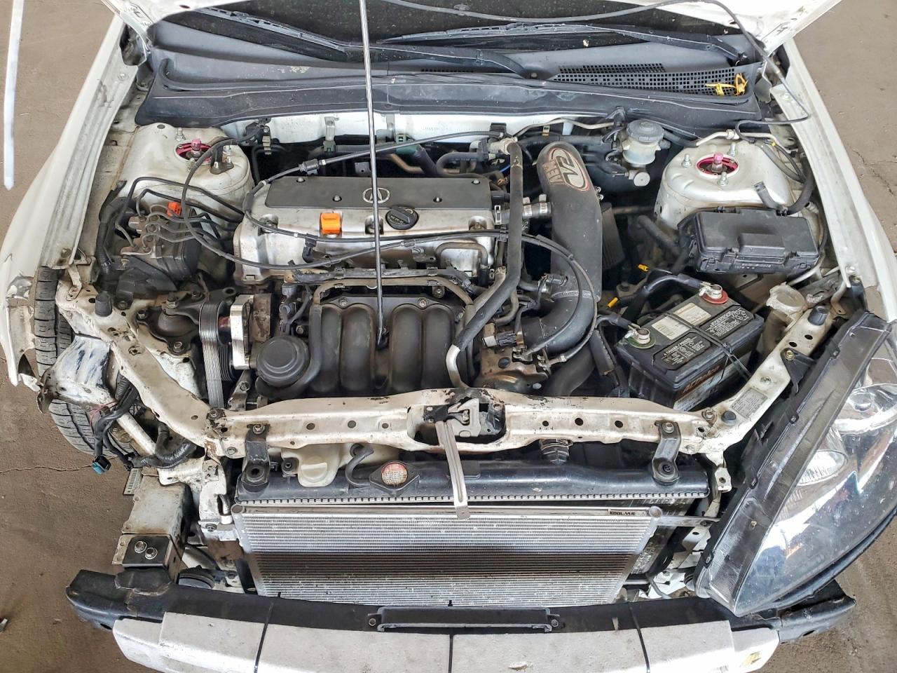2006 Acura Rsx White vin: JH4DC54876S019906