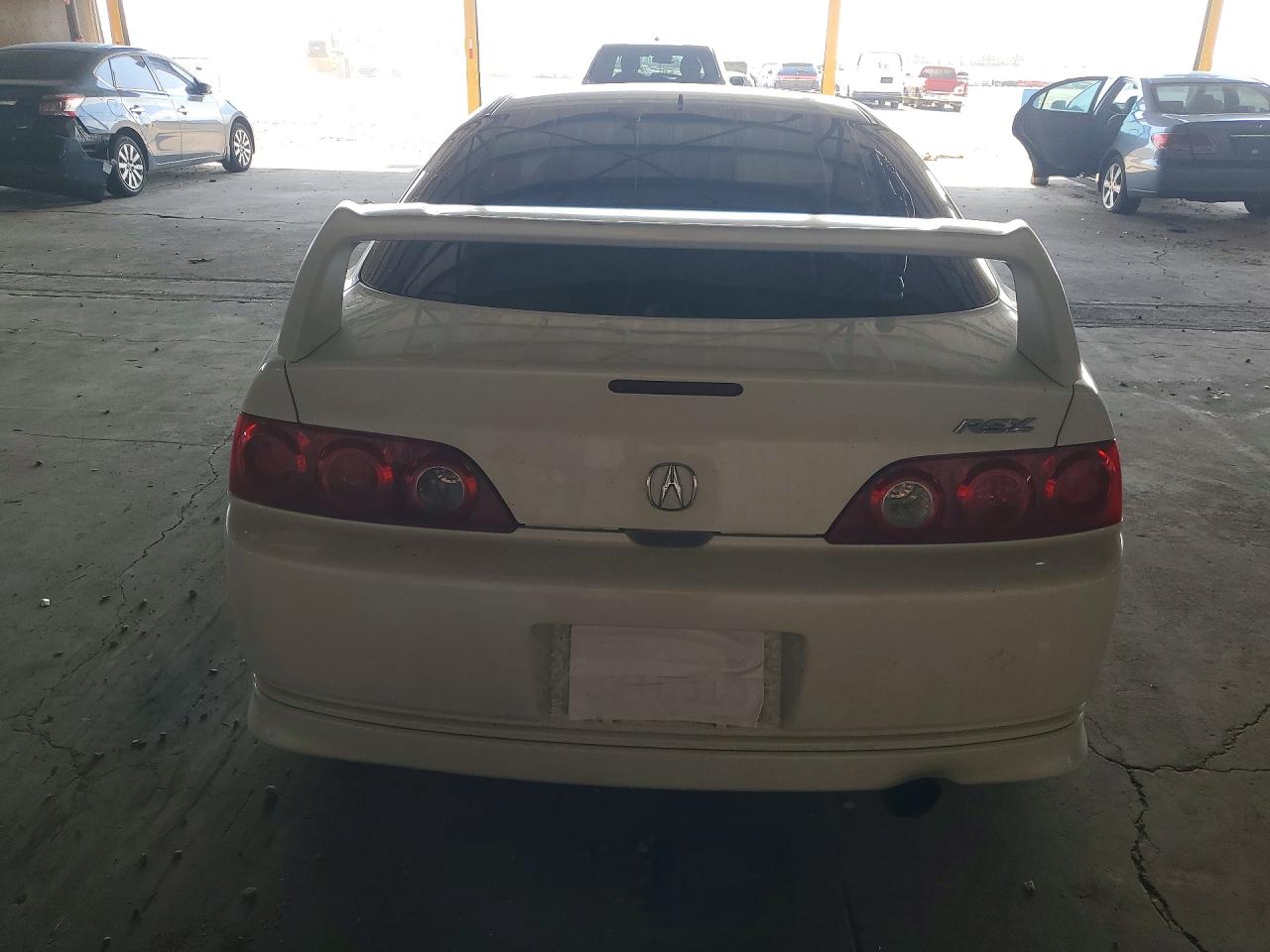 2006 Acura Rsx White vin: JH4DC54876S019906
