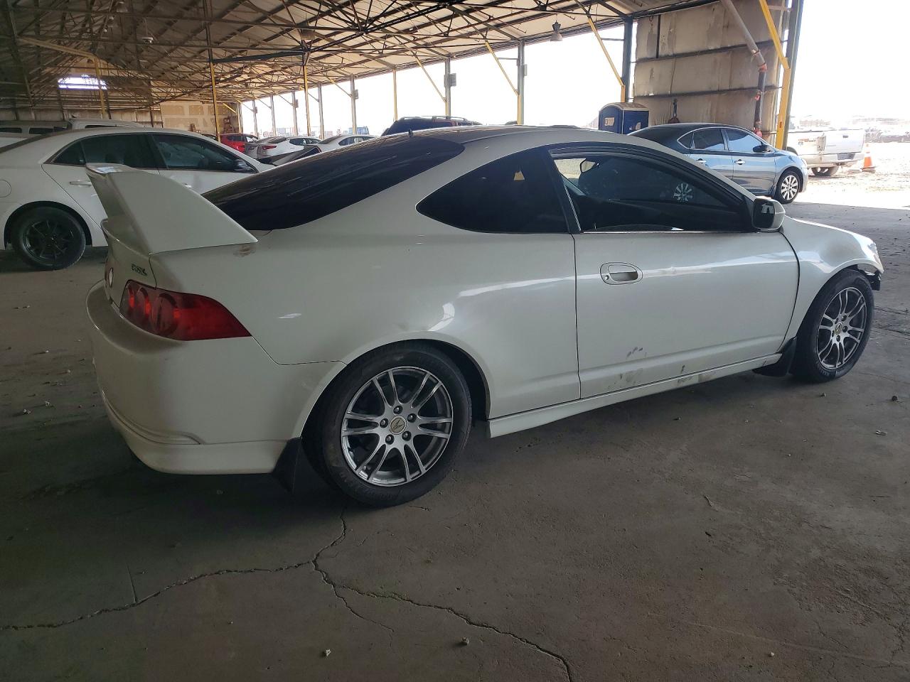 2006 Acura Rsx White vin: JH4DC54876S019906