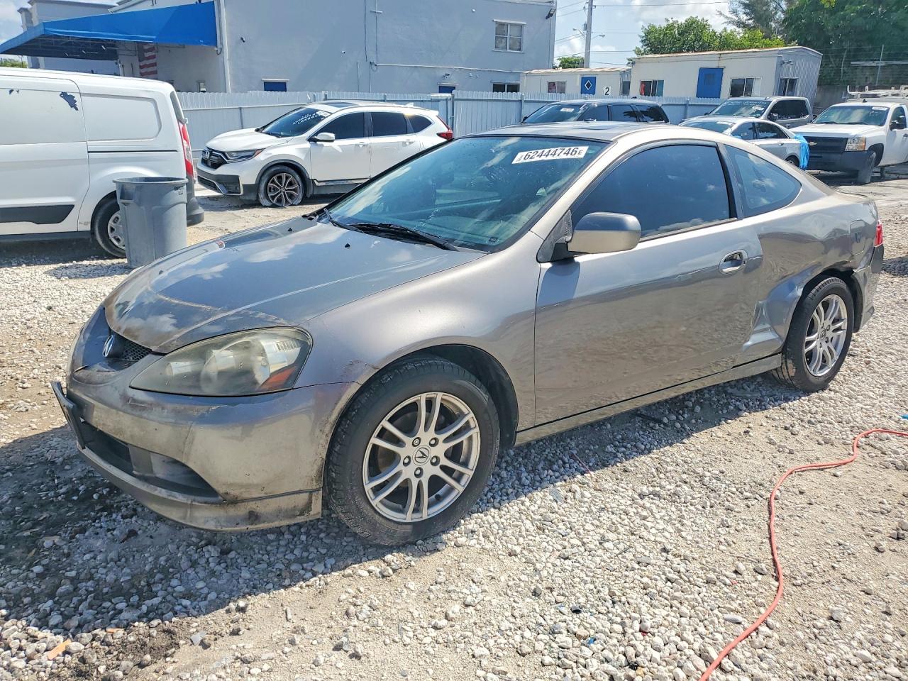 2006 Acura Rsx Silver vin: JH4DC54876S022322