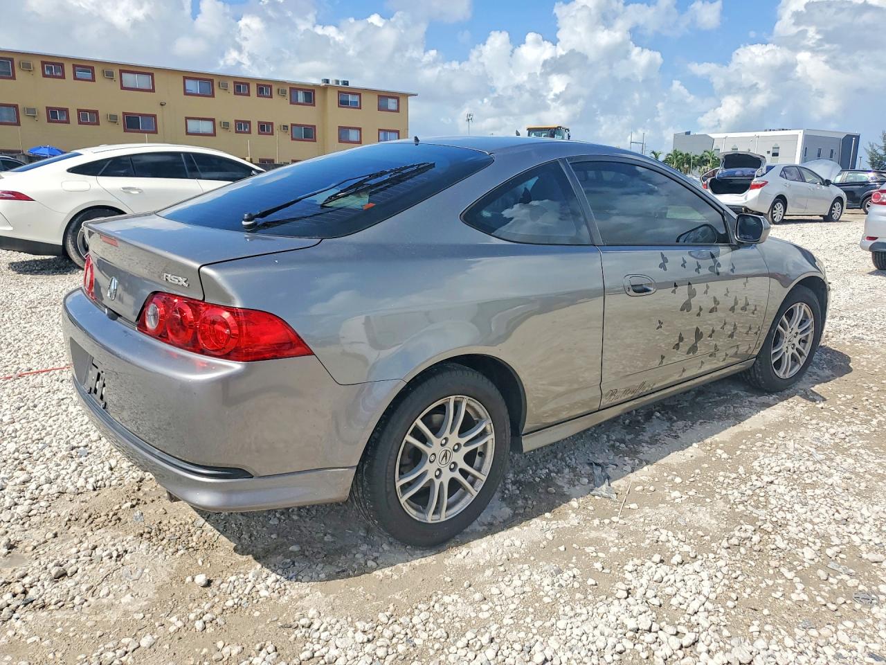 2006 Acura Rsx Silver vin: JH4DC54876S022322
