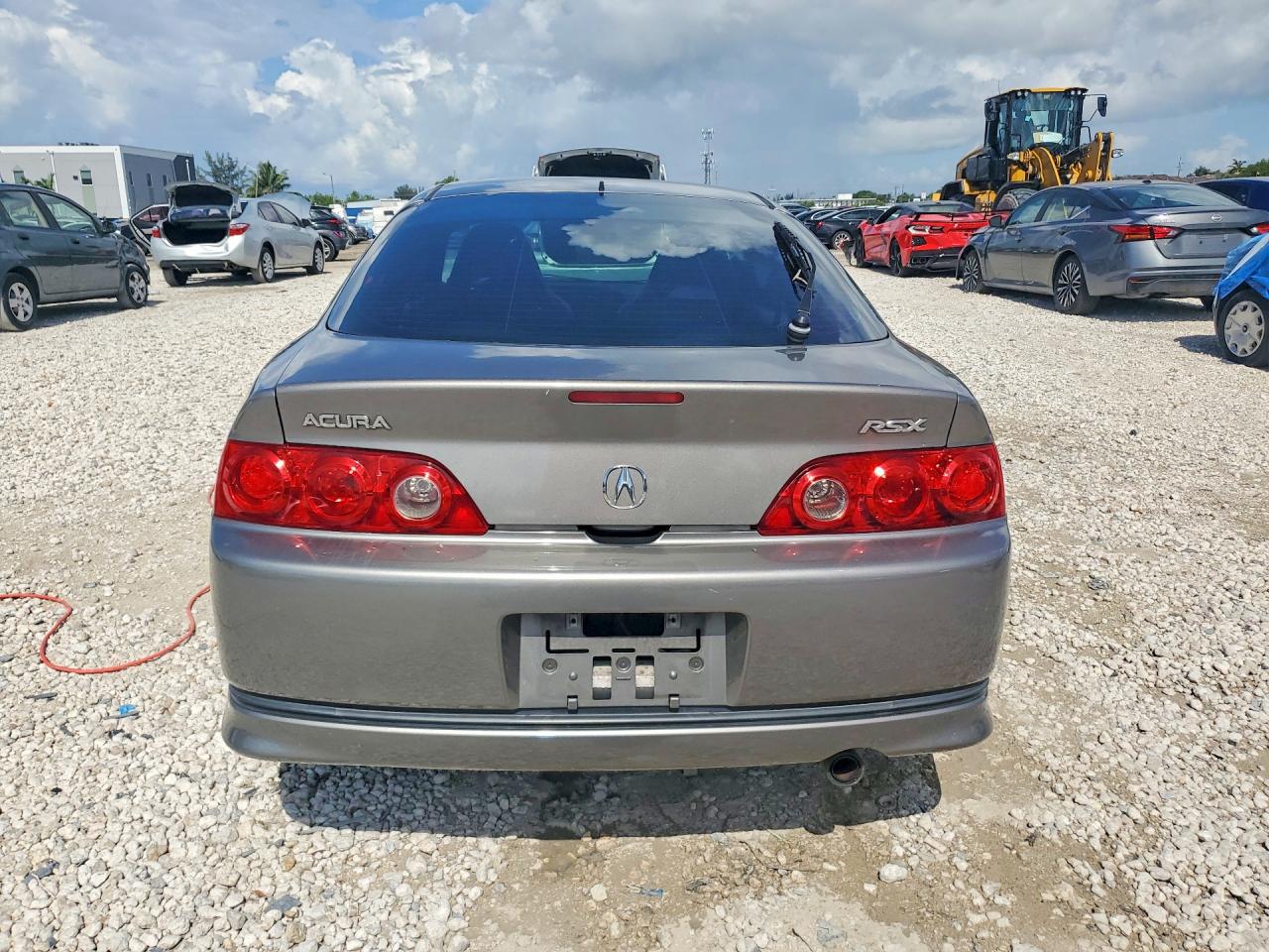 2006 Acura Rsx Silver vin: JH4DC54876S022322