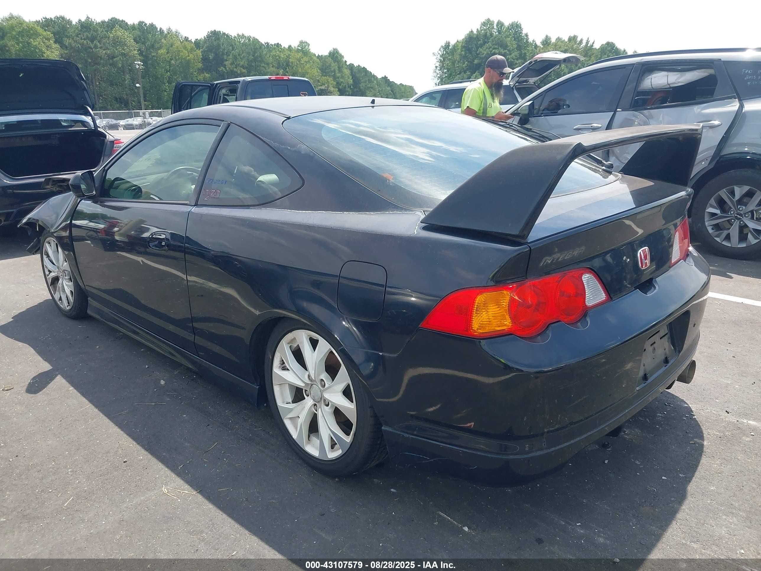 2002 Acura Rsx   Black vin: JH4DC54882C024472