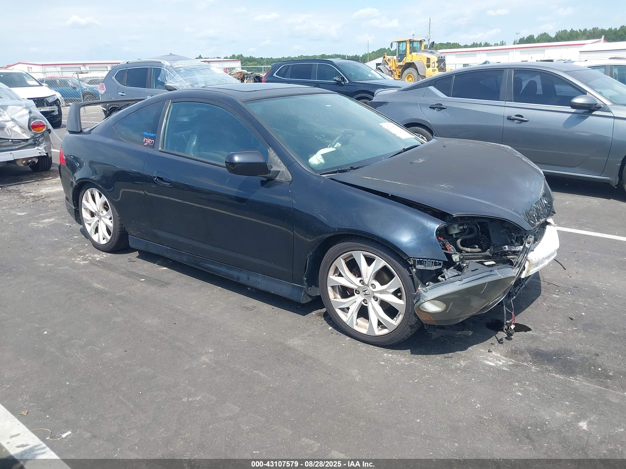 2002 Acura Rsx   Black vin: JH4DC54882C024472