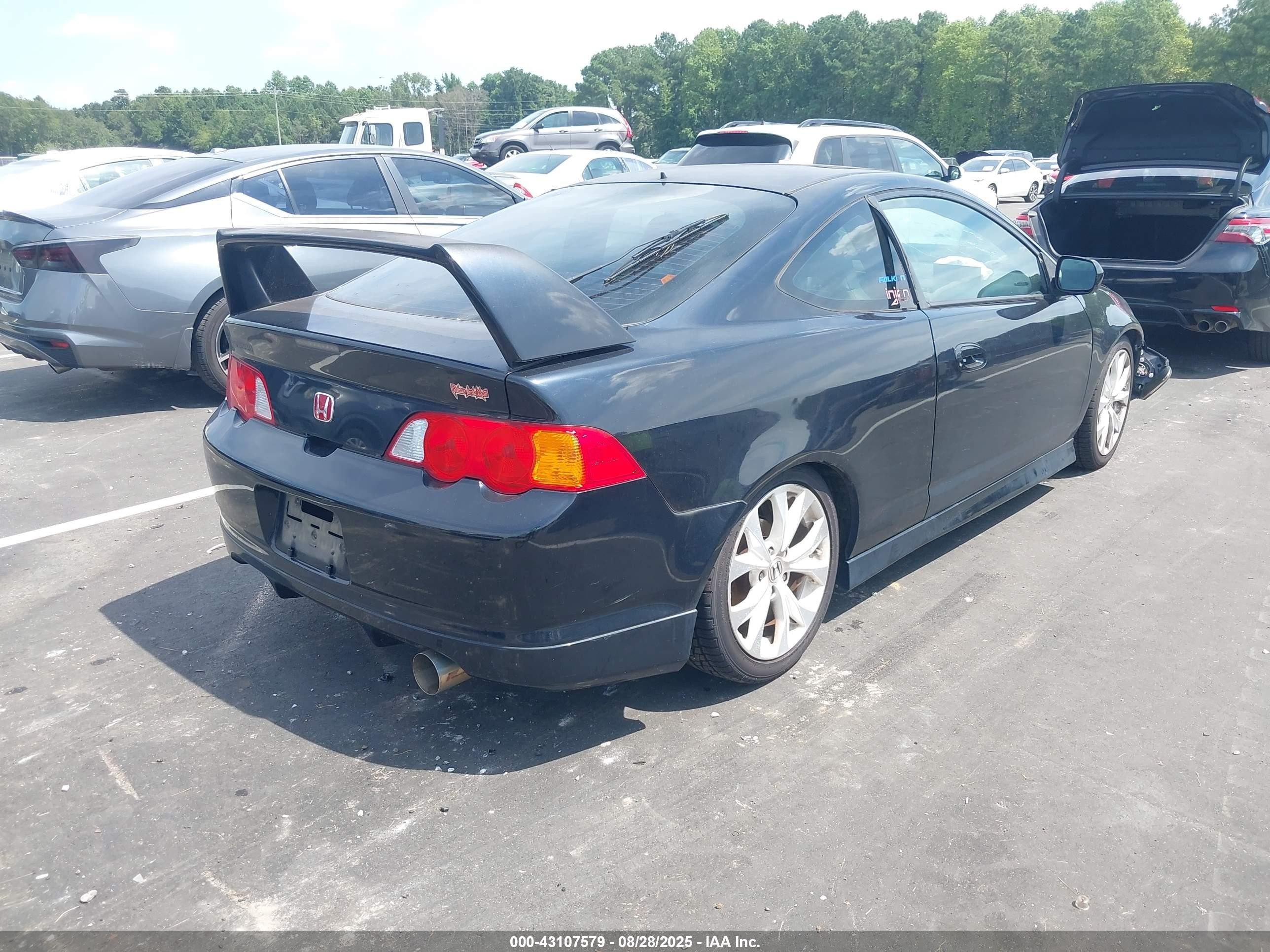 2002 Acura Rsx   Black vin: JH4DC54882C024472