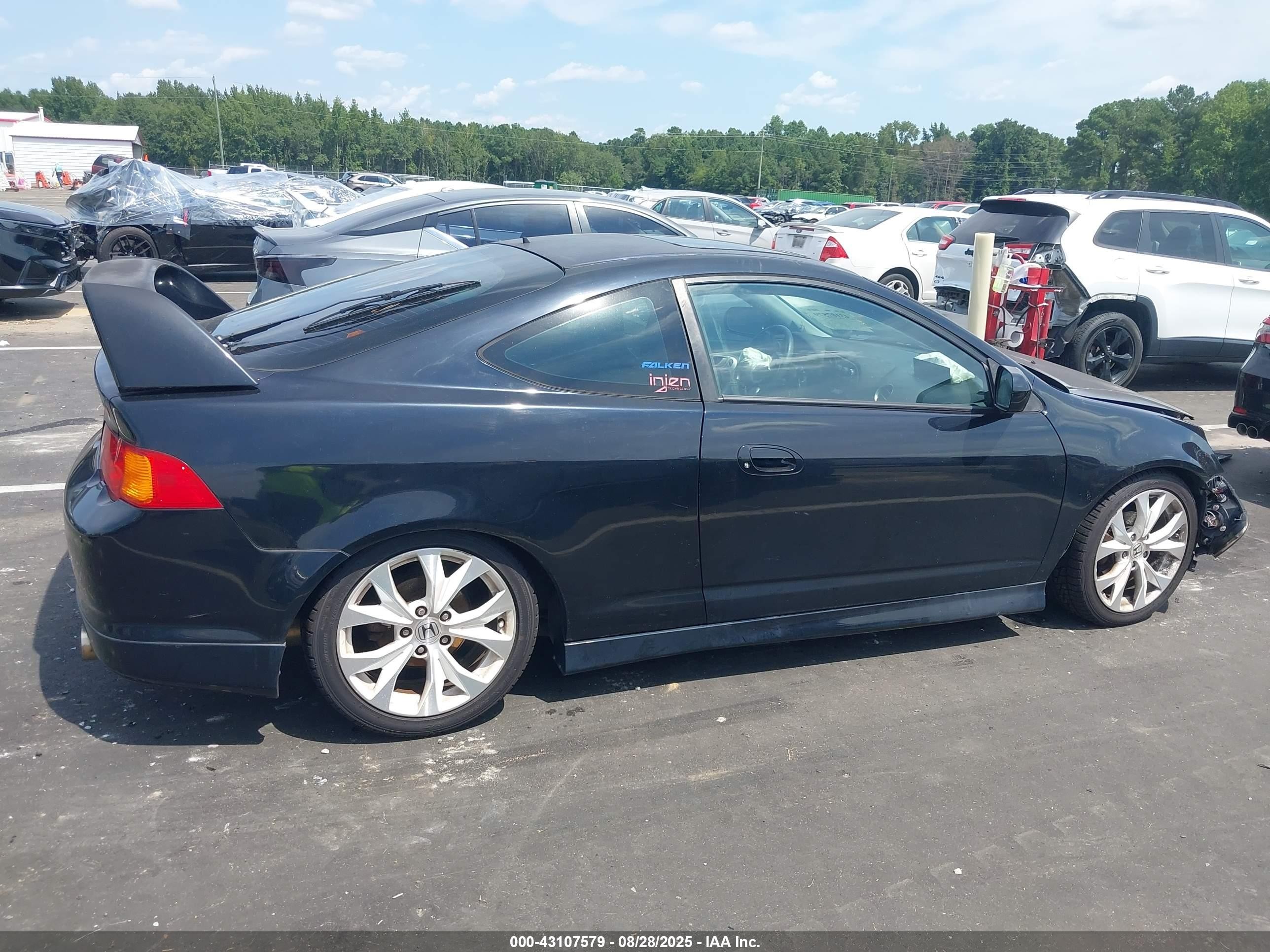 2002 Acura Rsx   Black vin: JH4DC54882C024472