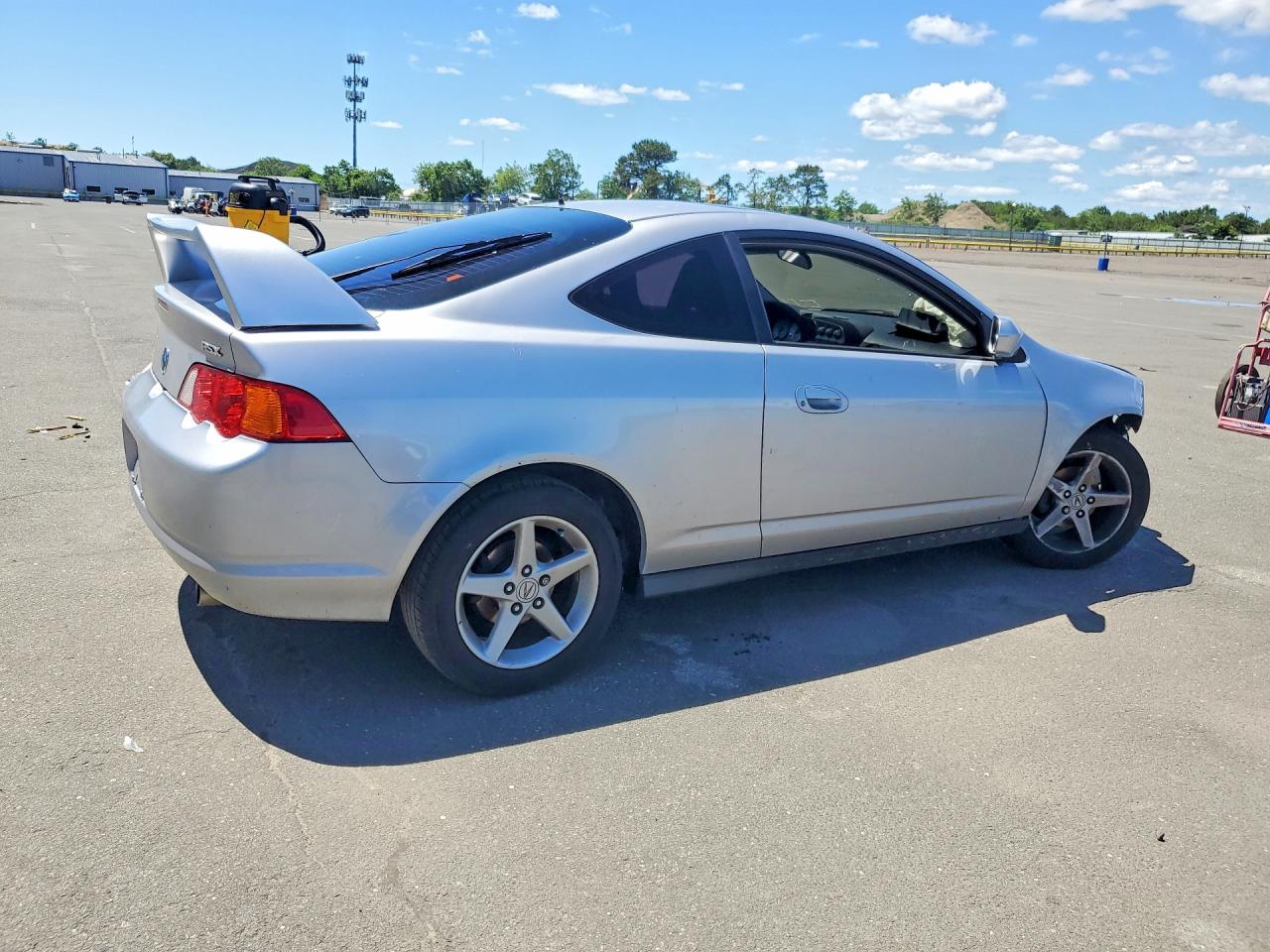 2002 Acura Rsx Silver vin: JH4DC54882C029400