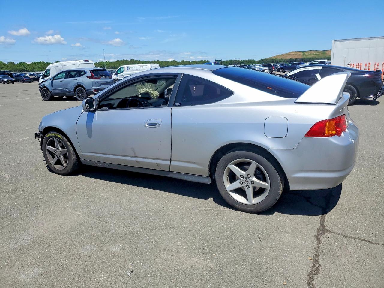 2002 Acura Rsx Silver vin: JH4DC54882C029400
