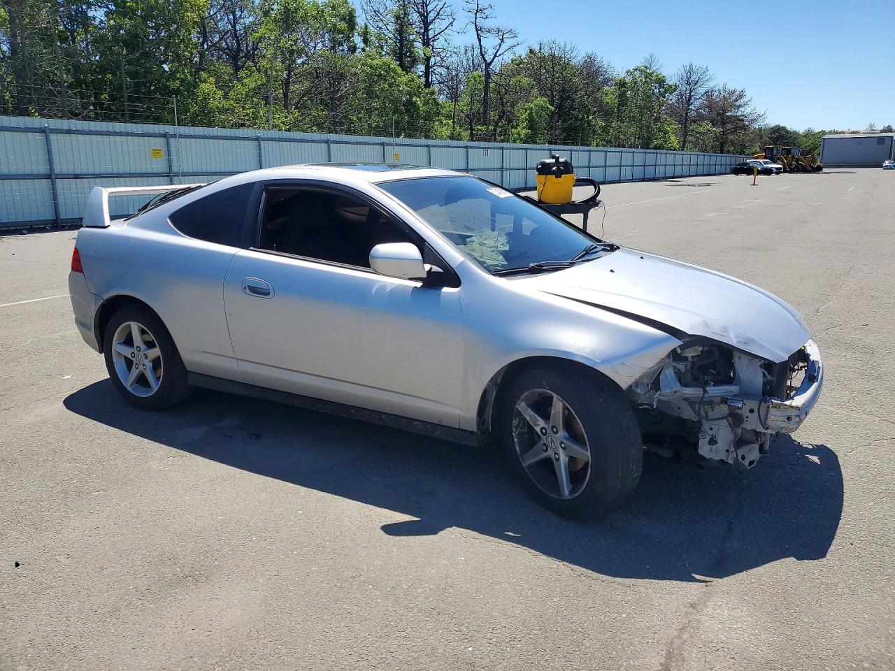 2002 Acura Rsx Silver vin: JH4DC54882C029400