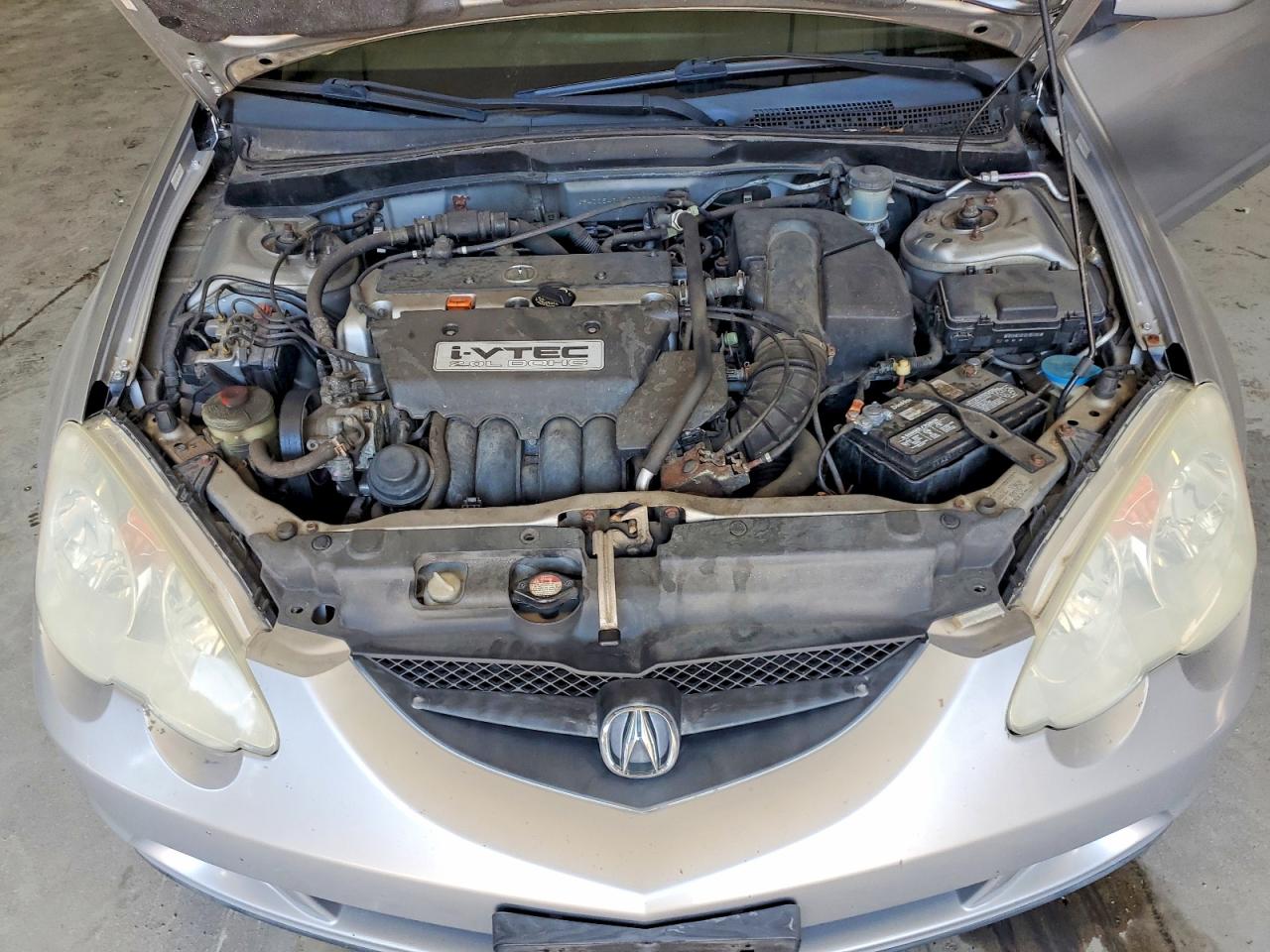 2002 Acura Rsx Silver vin: JH4DC54882C029963