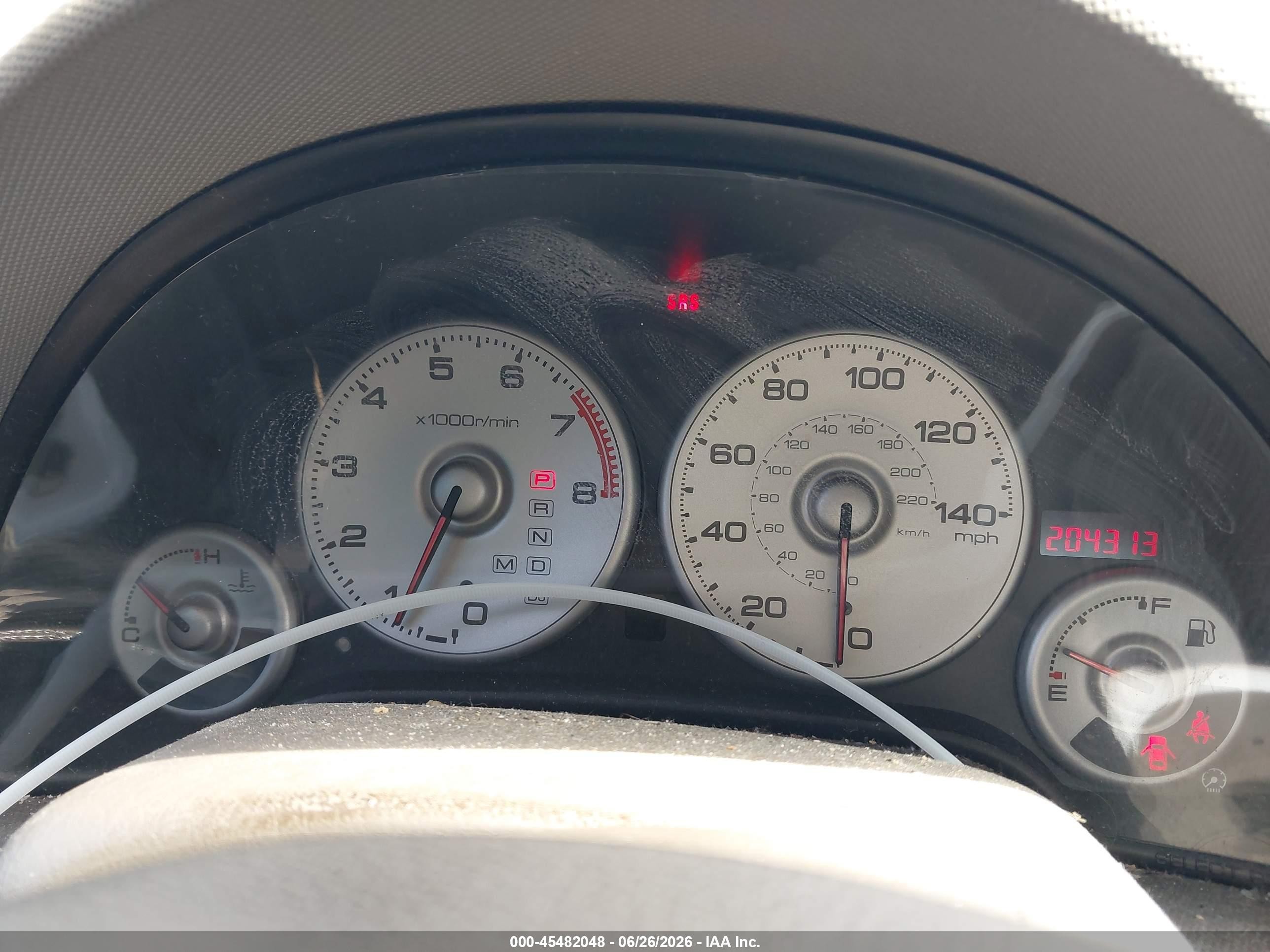 2003 Acura Rsx   Red vin: JH4DC54883S003788
