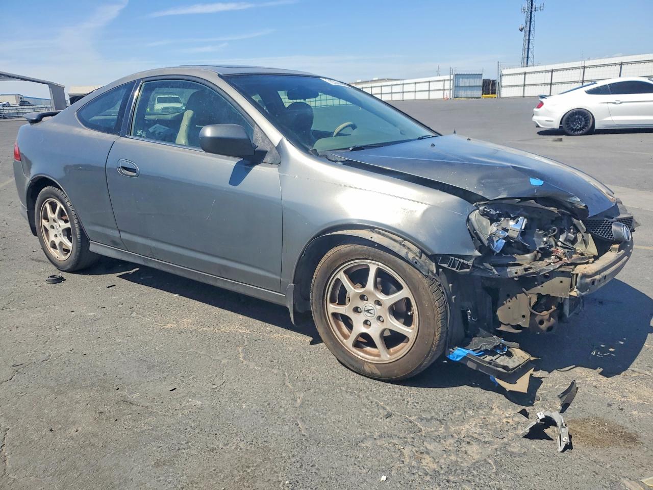 2005 Acura Rsx Gray vin: JH4DC54885S001395