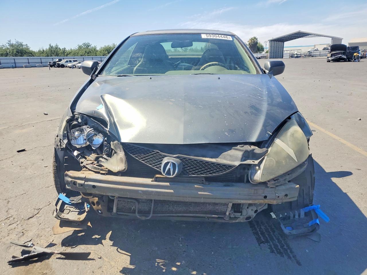 2005 Acura Rsx Gray vin: JH4DC54885S001395