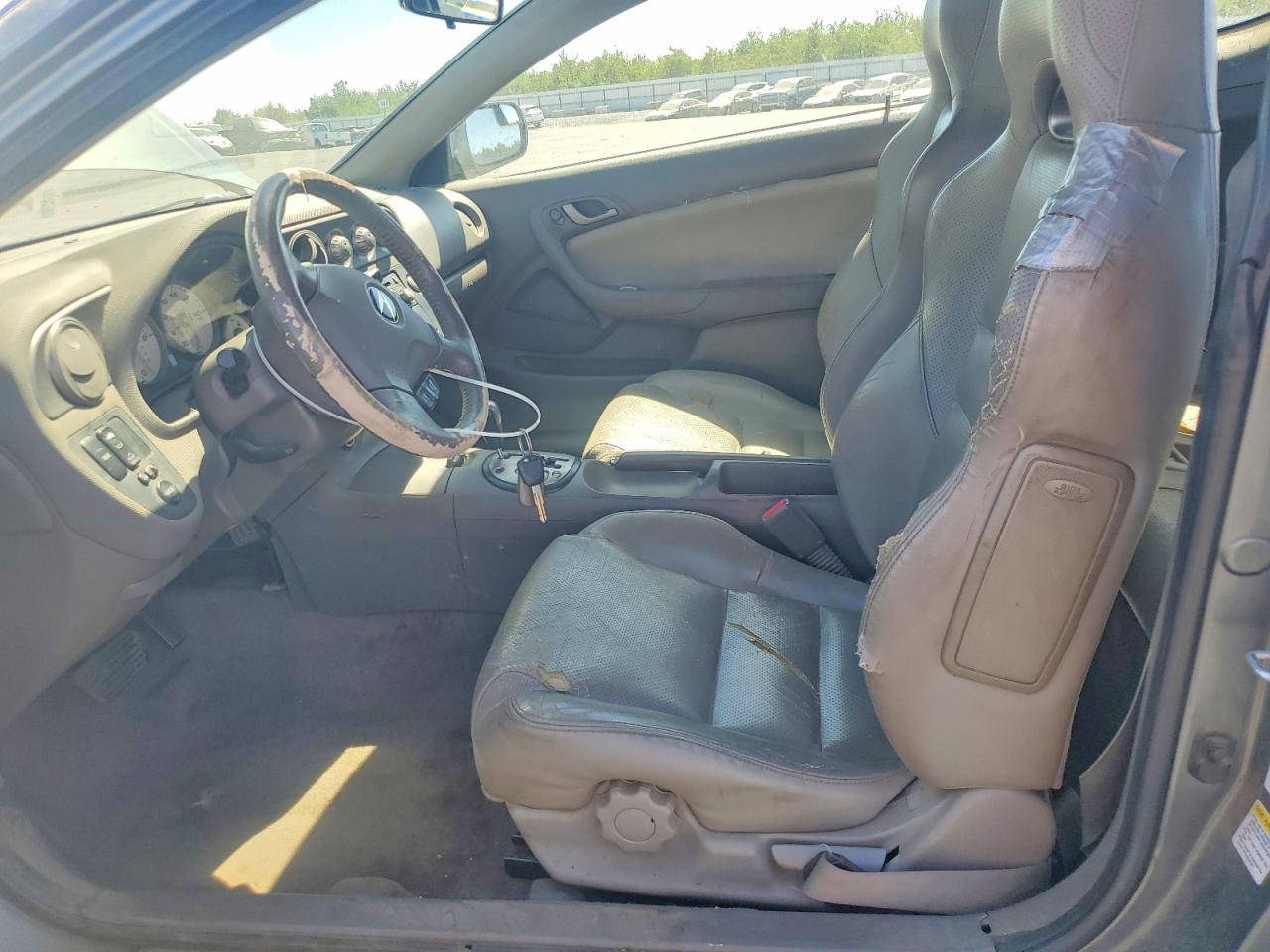 2005 Acura Rsx Gray vin: JH4DC54885S001395
